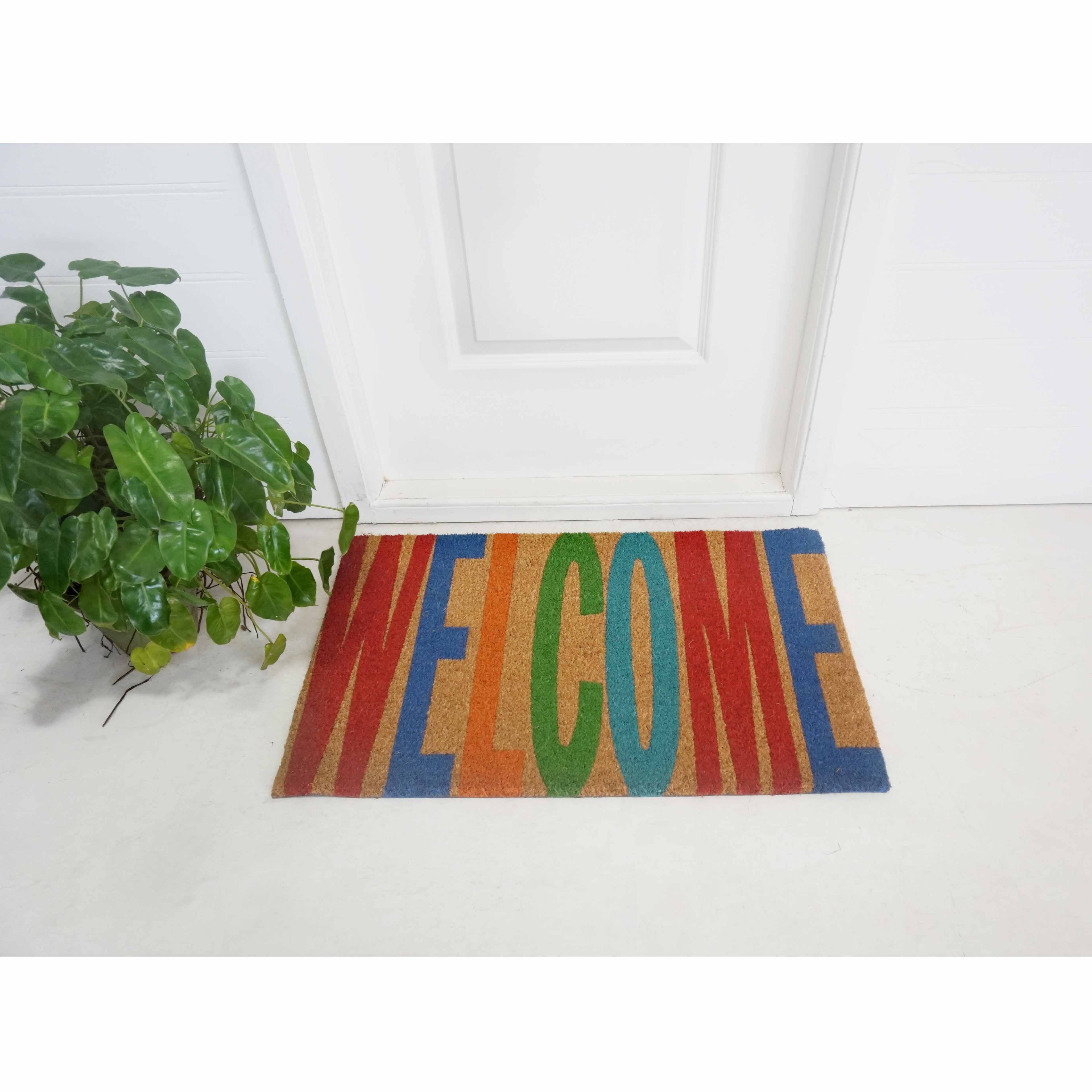 Multicolor Welcome Doormat by Ashland&#xAE;
