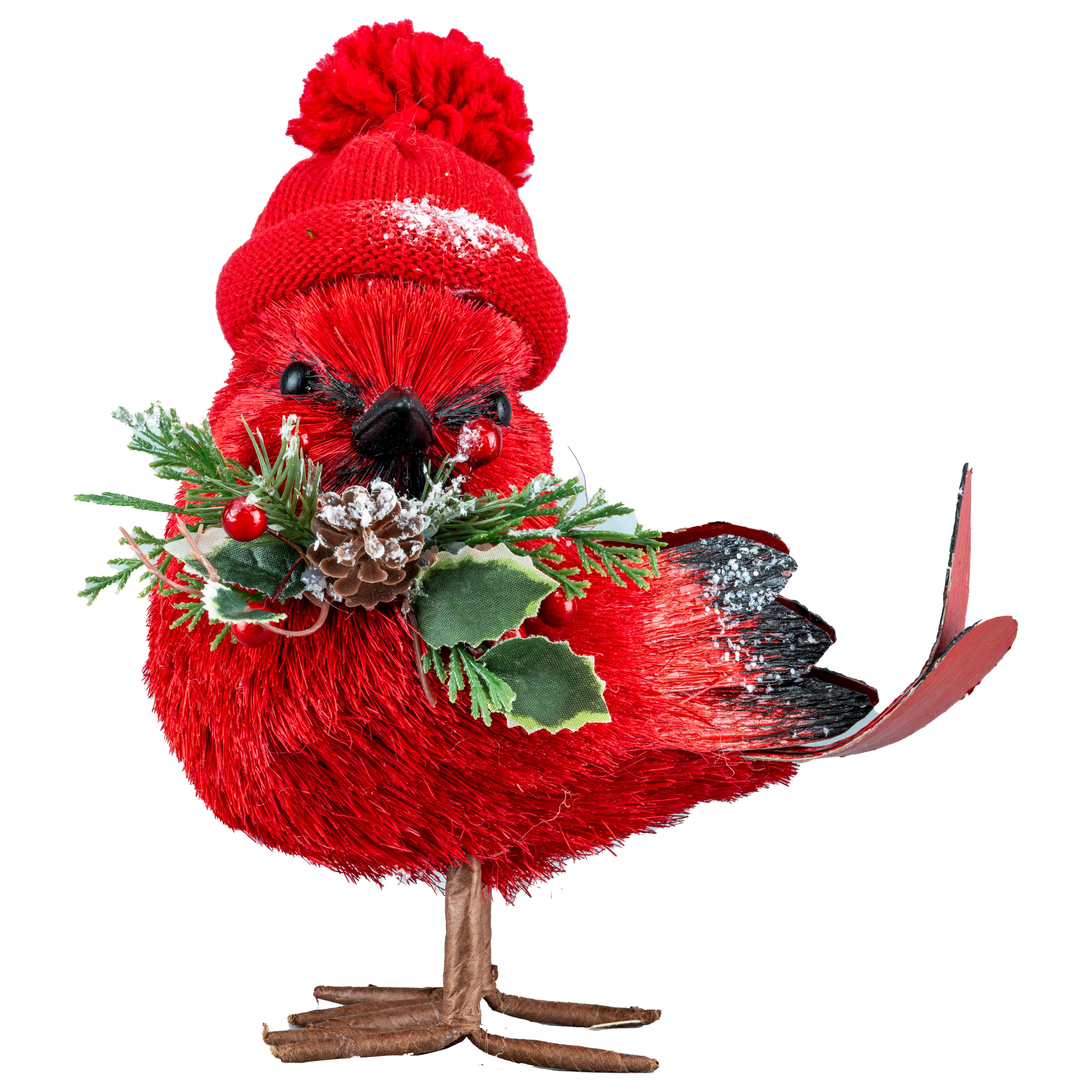8.25&#x22; Red Standing Cardinal with Hat by Ashland&#xAE;