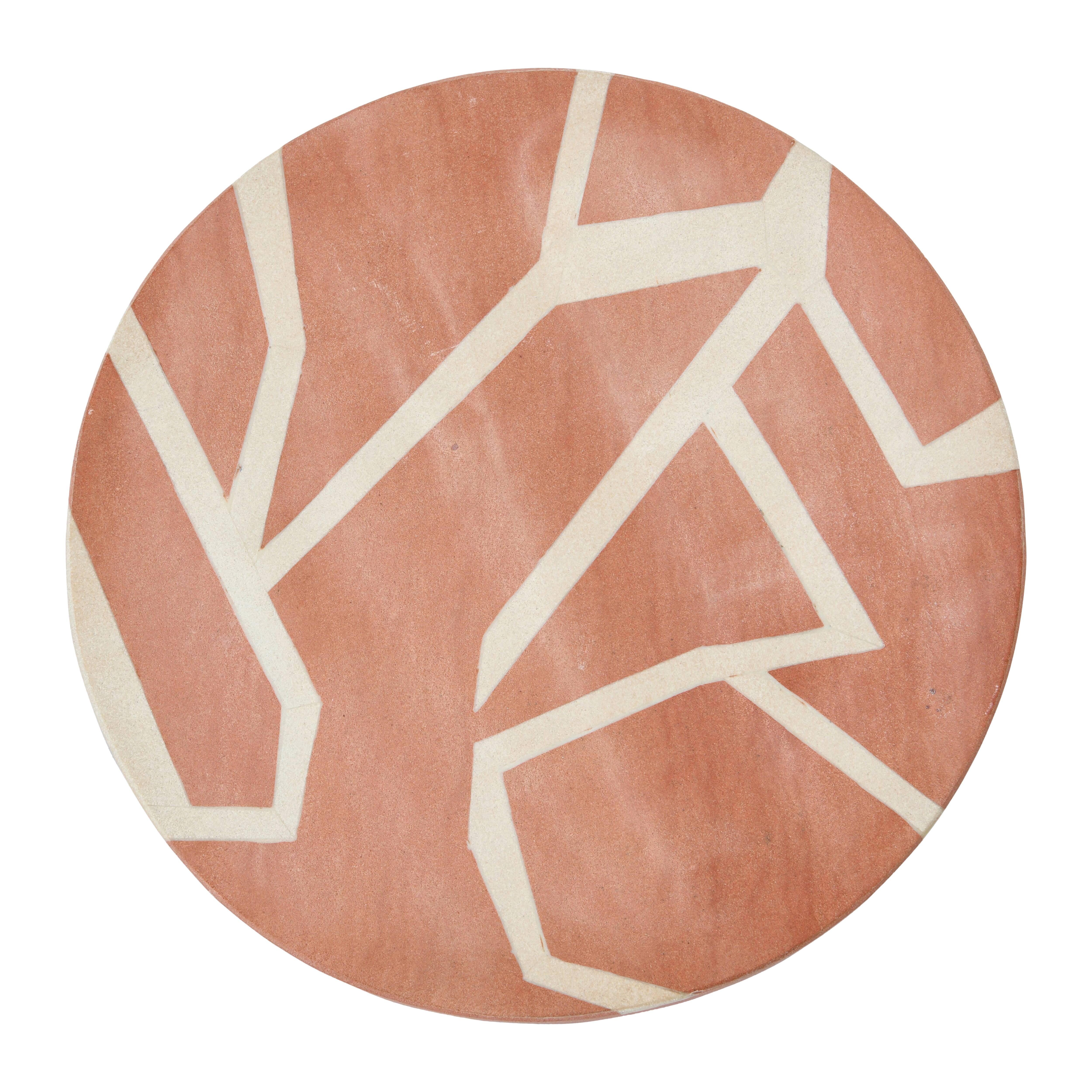 Hello Honey&#xAE; 10&#x22; Terracotta Round Sandstone Trivet