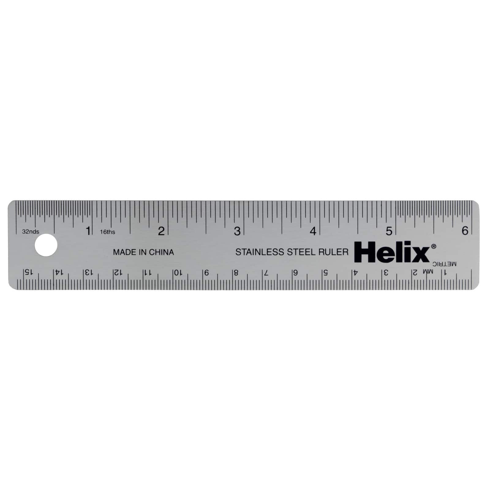 13006 15cm Helix Stainless Steel Ruler 6 