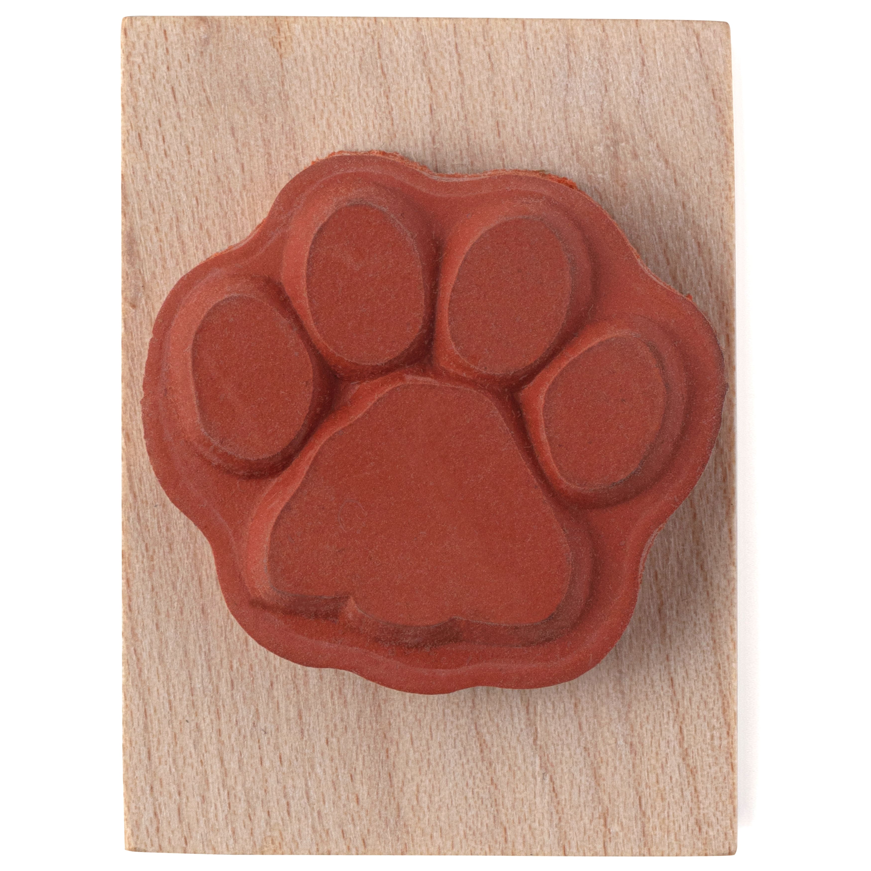 6 Pack: Small Paw Wood Stamp by Recollections&#x2122;