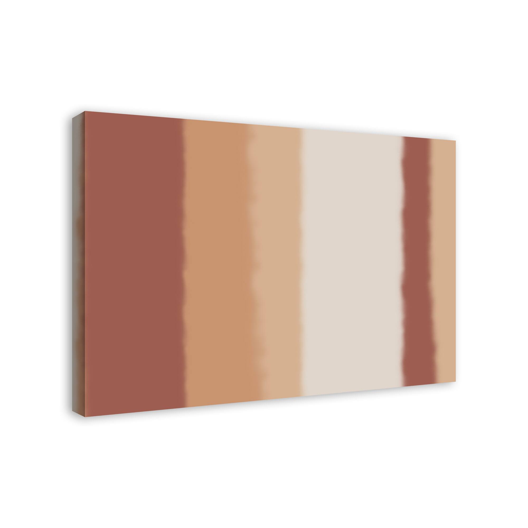 Watercolor Vertical Stripes 36" x 24" Canvas Wall Art