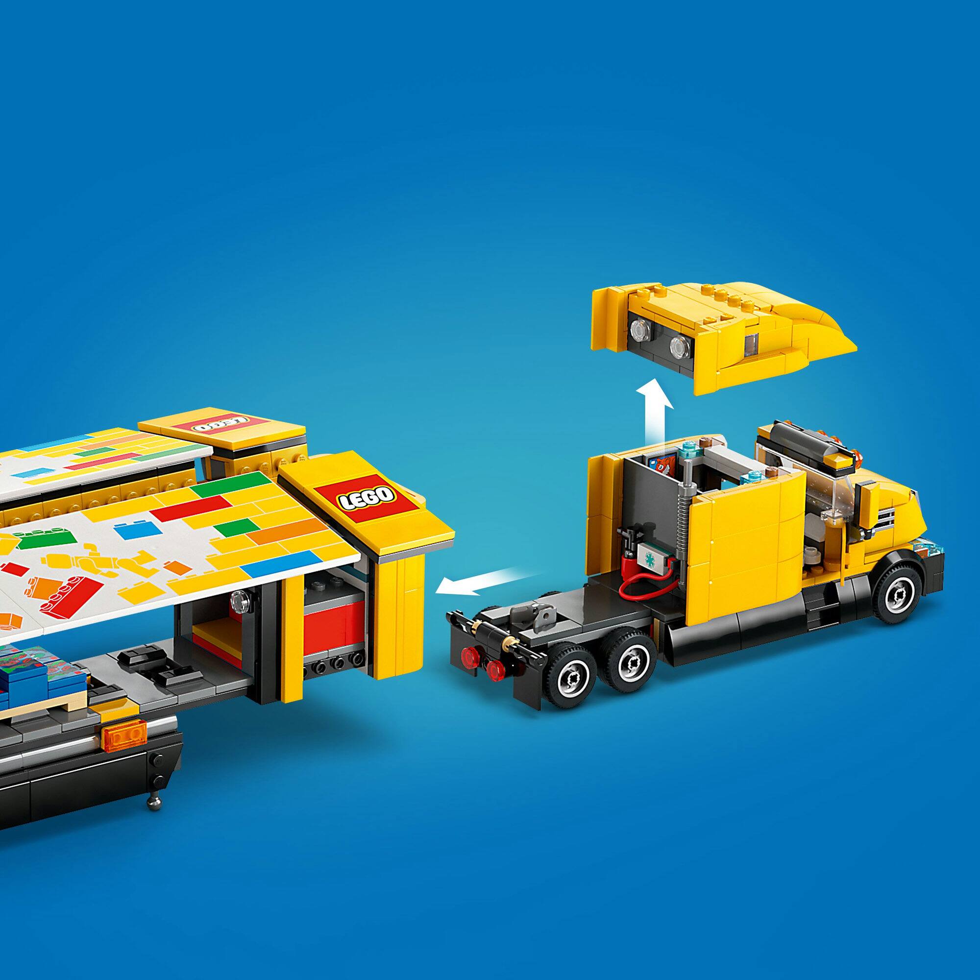 LEGO&#xAE; City Yellow Delivery Truck Toy 60440