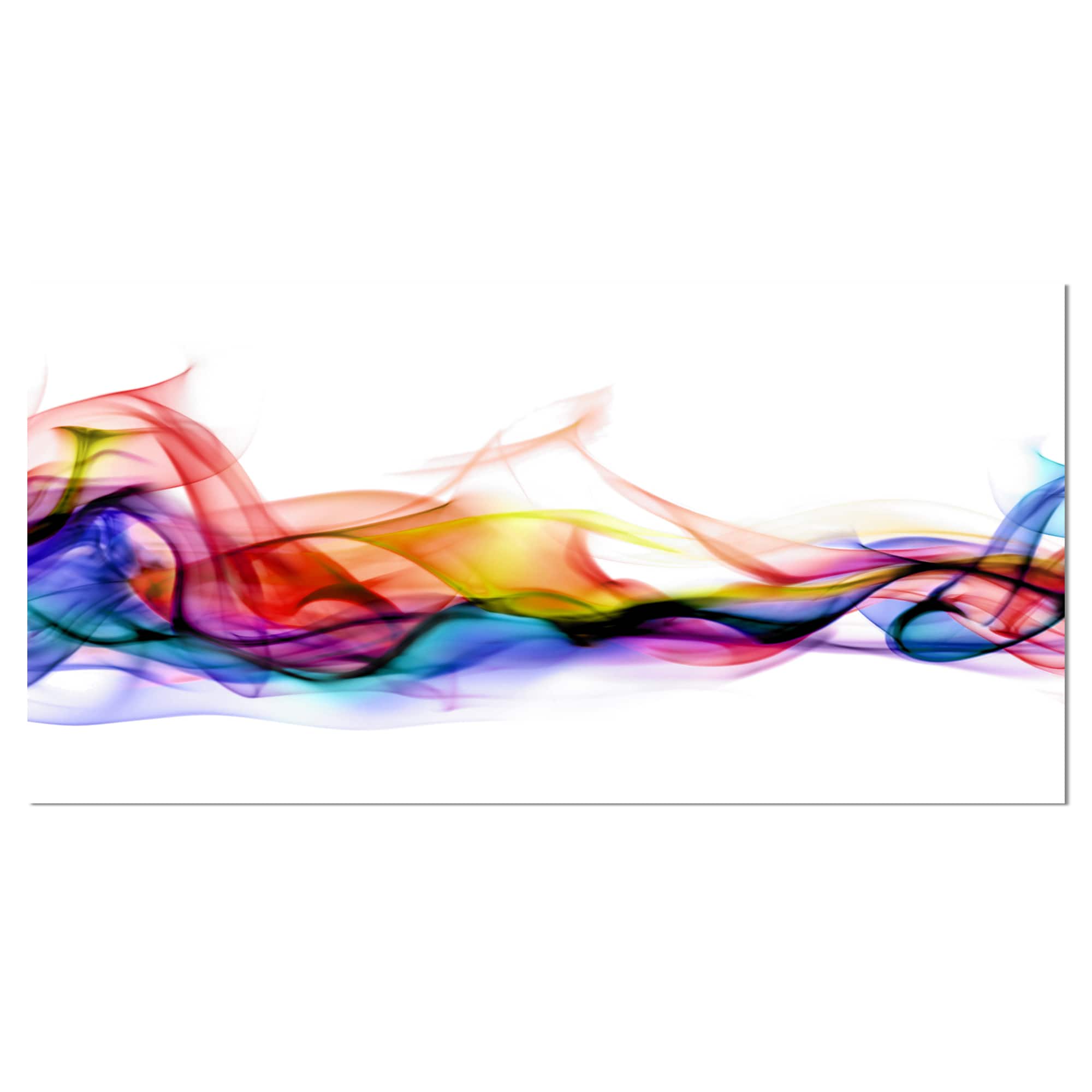 Designart - Abstract Smoke - Contemporary Artwork