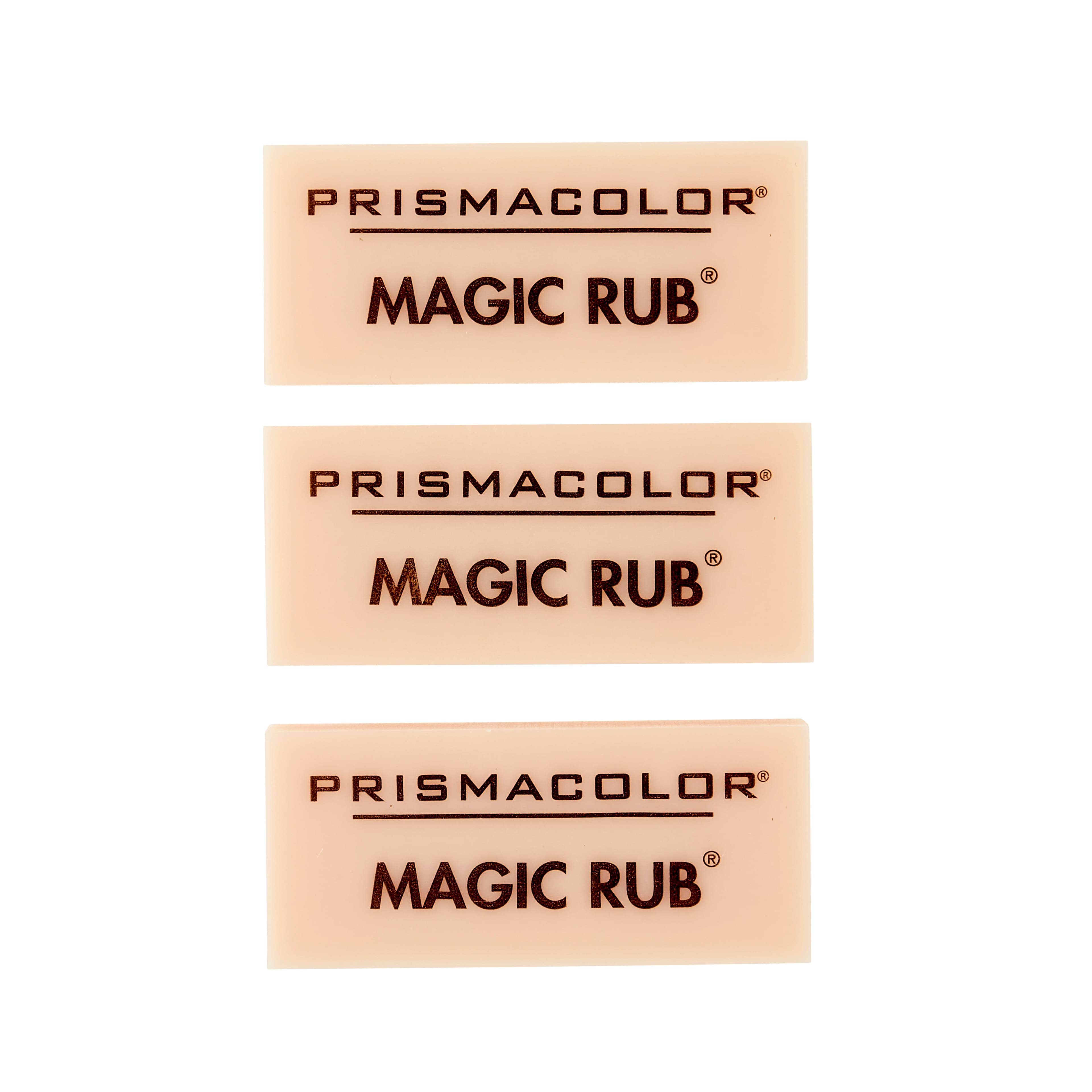 Prismacolor Premier Magic Rub Vinyl Erasers, 12 Pack 