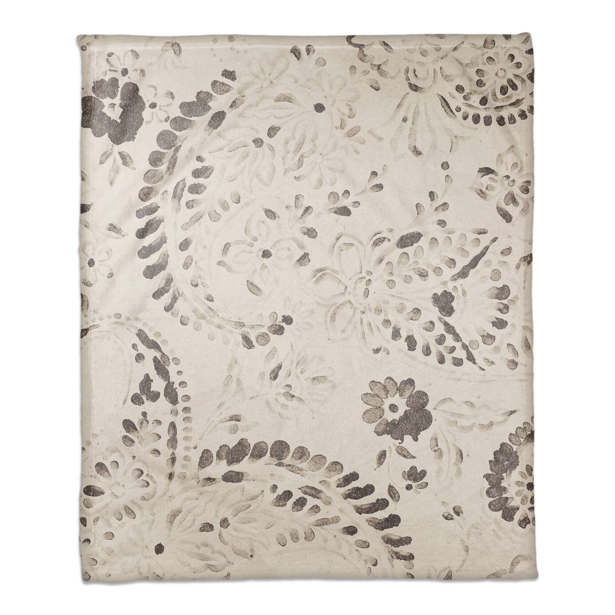 Paisley fleece online blanket