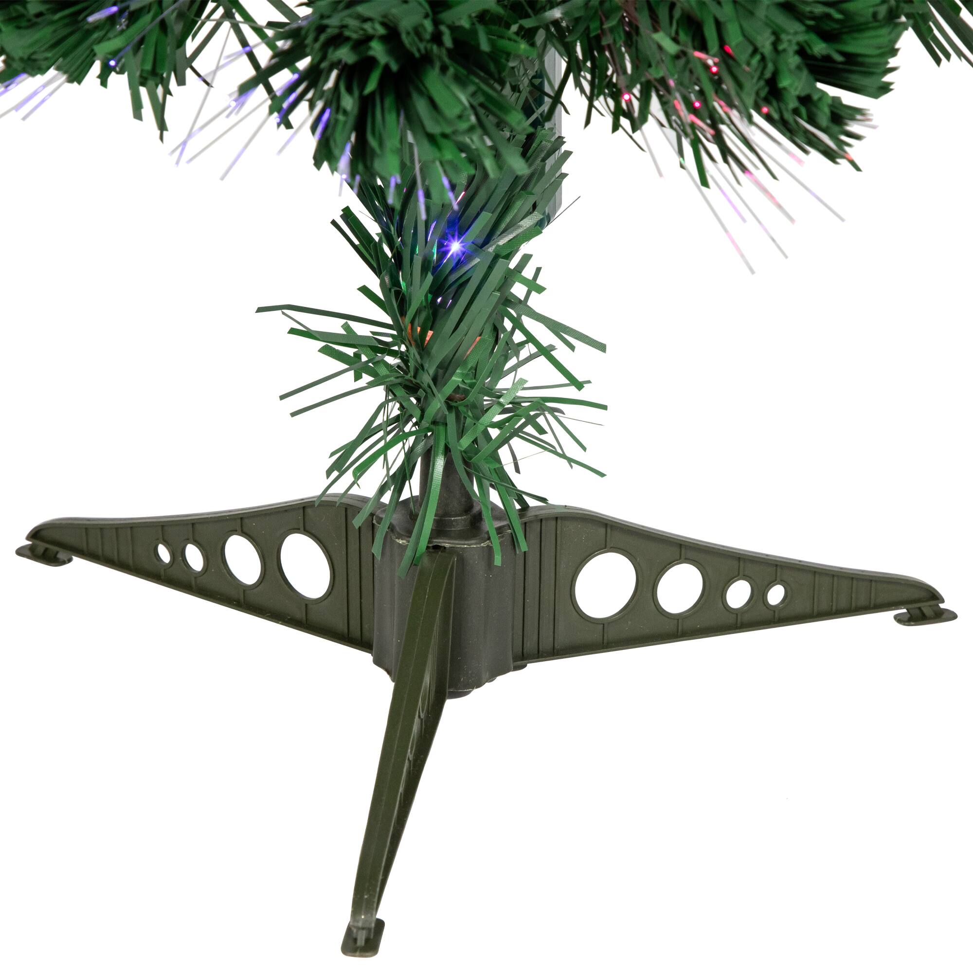 2ft. Pre-Lit Color Changing Fiber Optic Artificial Christmas Tree
