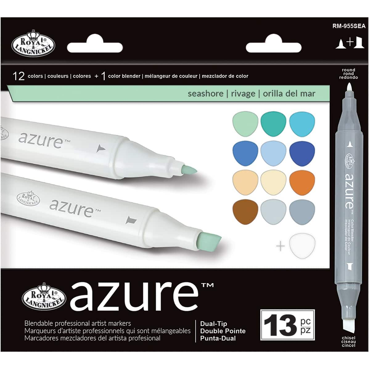 Dual Tip Artist Markers 12 Count - Royal & Langnickel