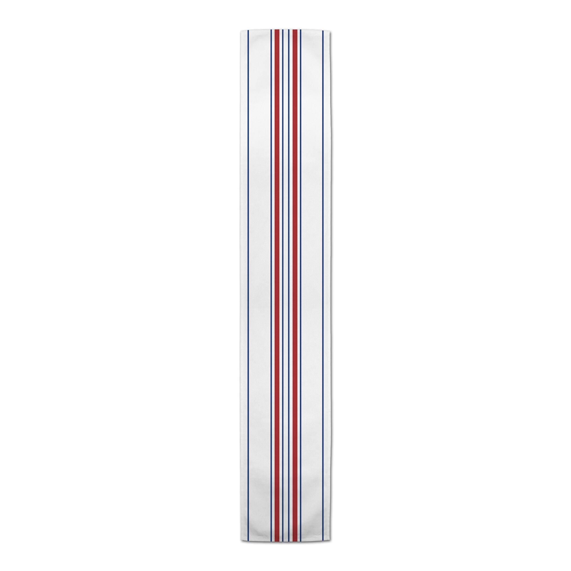 Red, White & Blue Stripes Indoor/Outdoor Table Runner