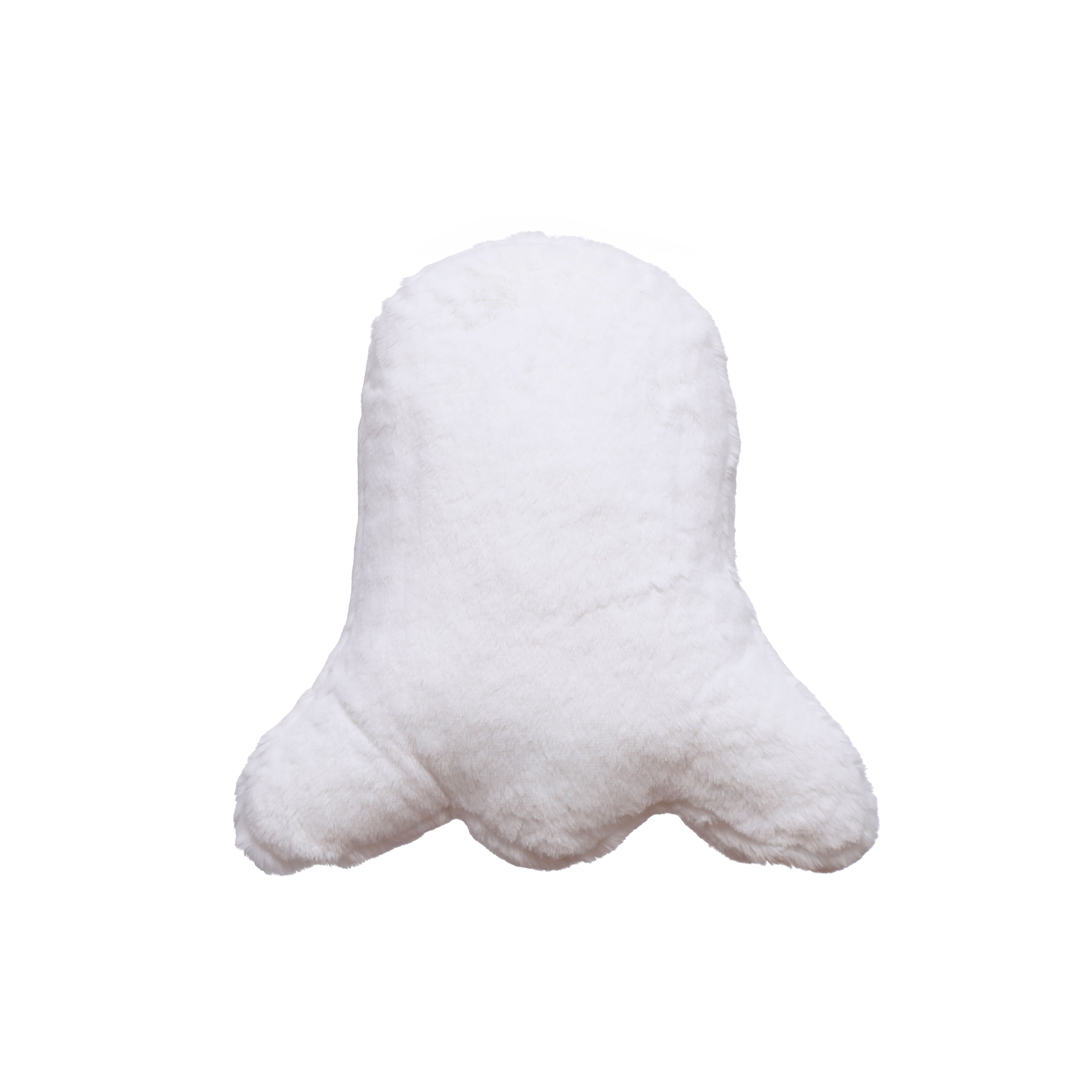 16&#x22; x 17&#x22; White Ghost-Shaped Throw Pillow by Ashland&#xAE;