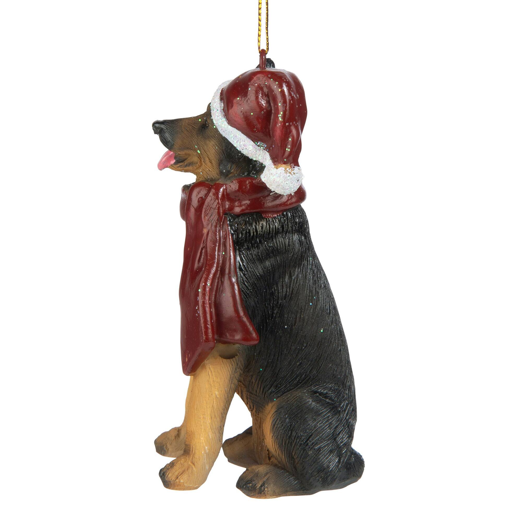 3.5&#x22; German Shepard Holiday Dog Ornament