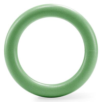 Extruded Foam Floral Wreath, Green