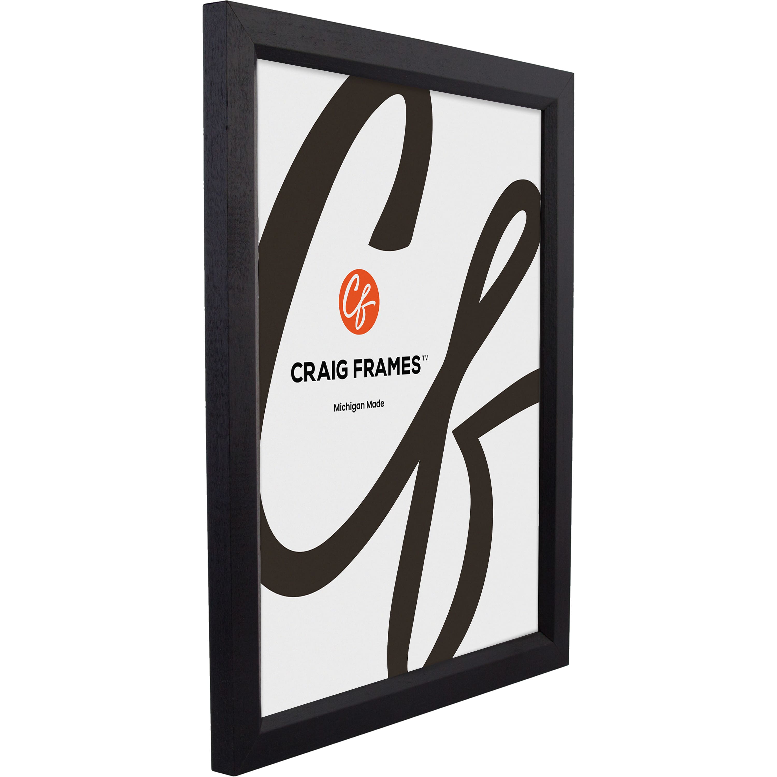 Craig Frames Economy Ebony Hardwood Picture Frame