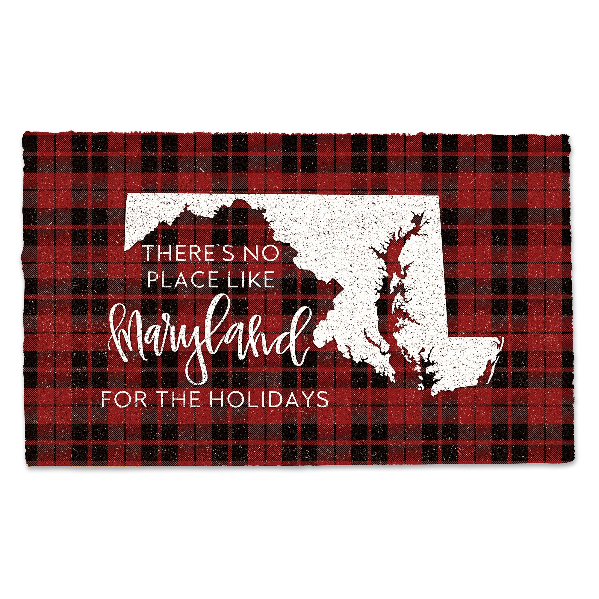 There's No Place Like Maryland for the Holidays Doormat