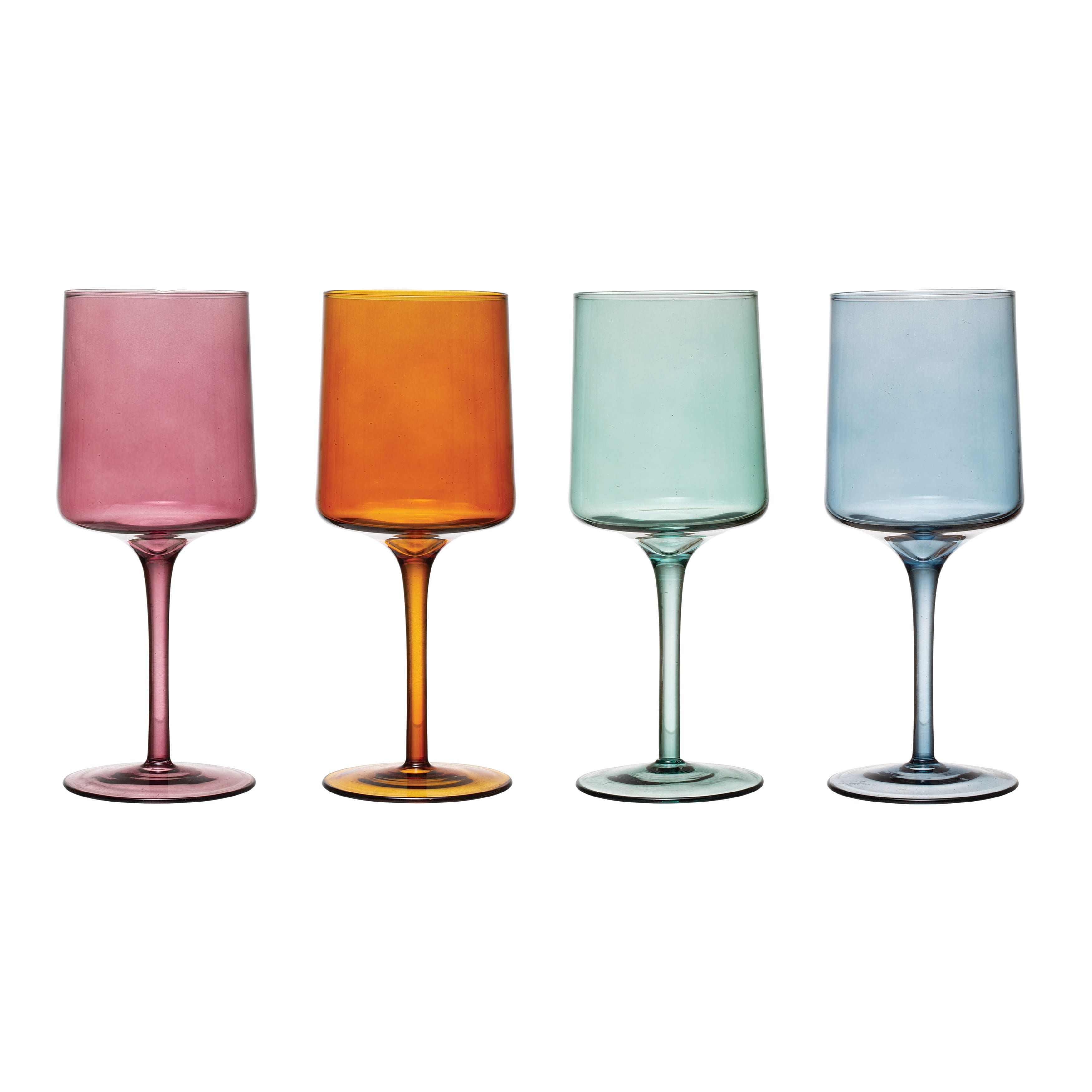 Hello Honey® Multicolor Wine Glass Set