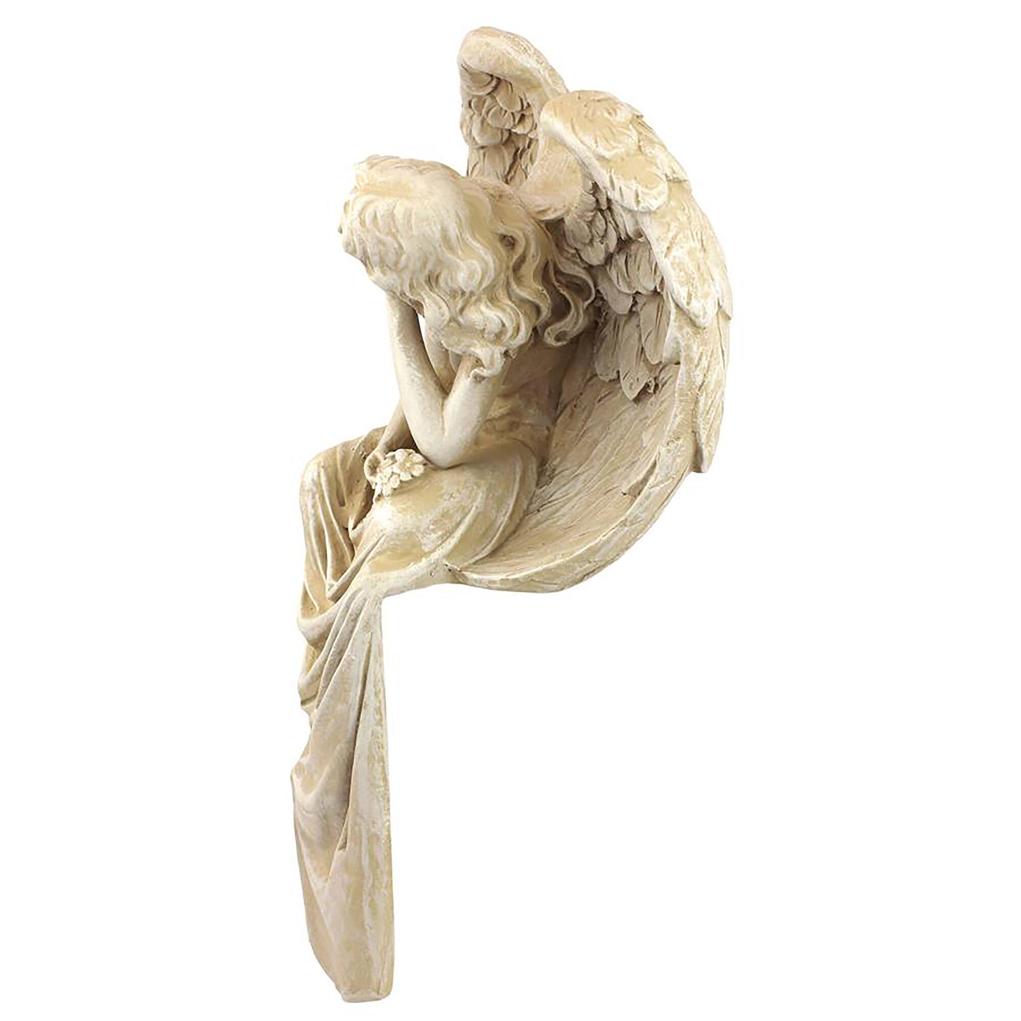 Design Toscano 15" Resting Grace Sitting Angel Statue