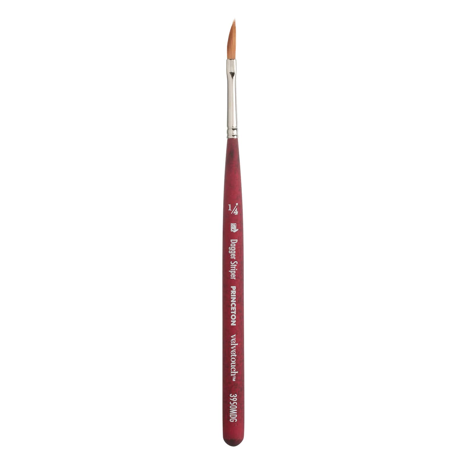 Princeton™ Velvetouch™ Series 3950 Mini Dagger Striper Brush