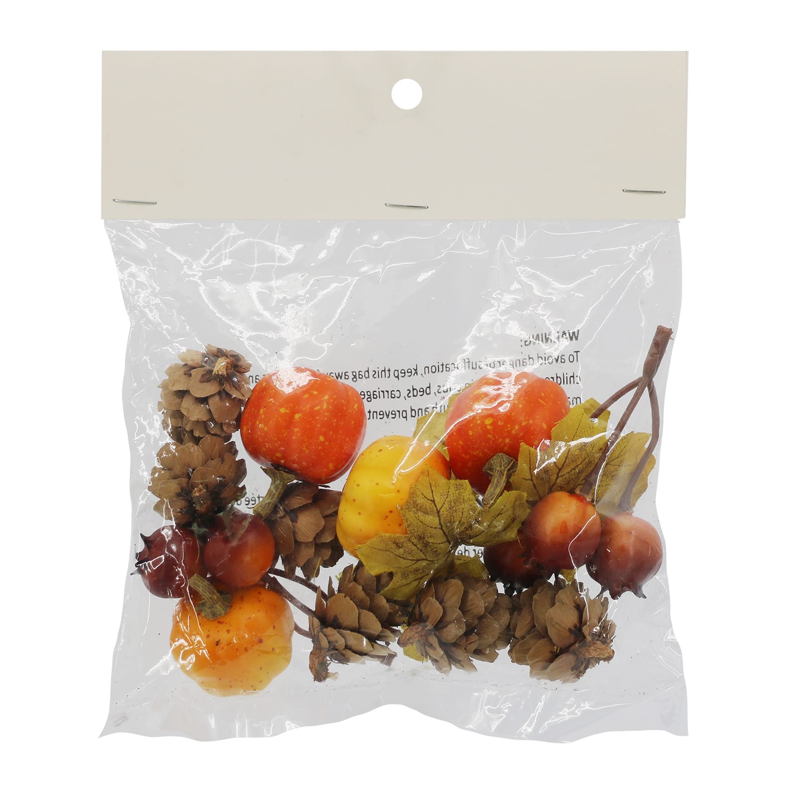 Pumpkins, Pinecones, Maple Leaf &#x26; Berry Decorative Components, 14ct. by Ashland&#xAE;