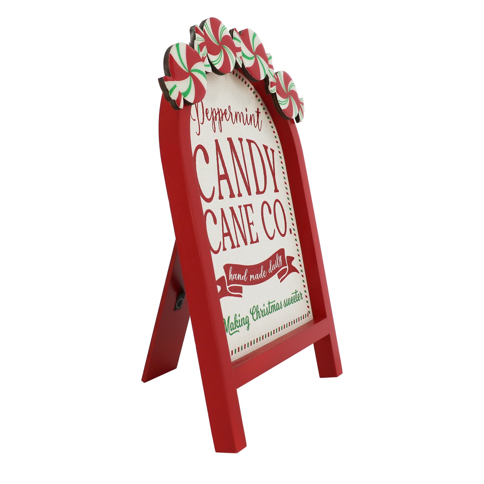 10.5&#x22; Candy Cane Co. Sign Tabletop D&#xE9;cor by Ashland&#xAE;