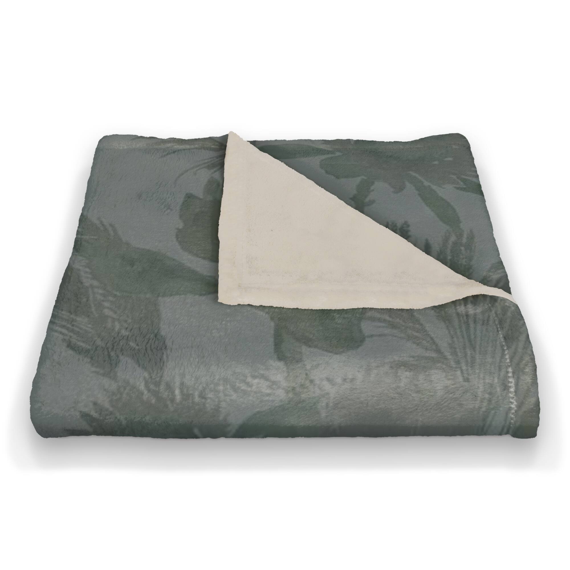 Tones Protea Blooms Coral Fleece Blanket