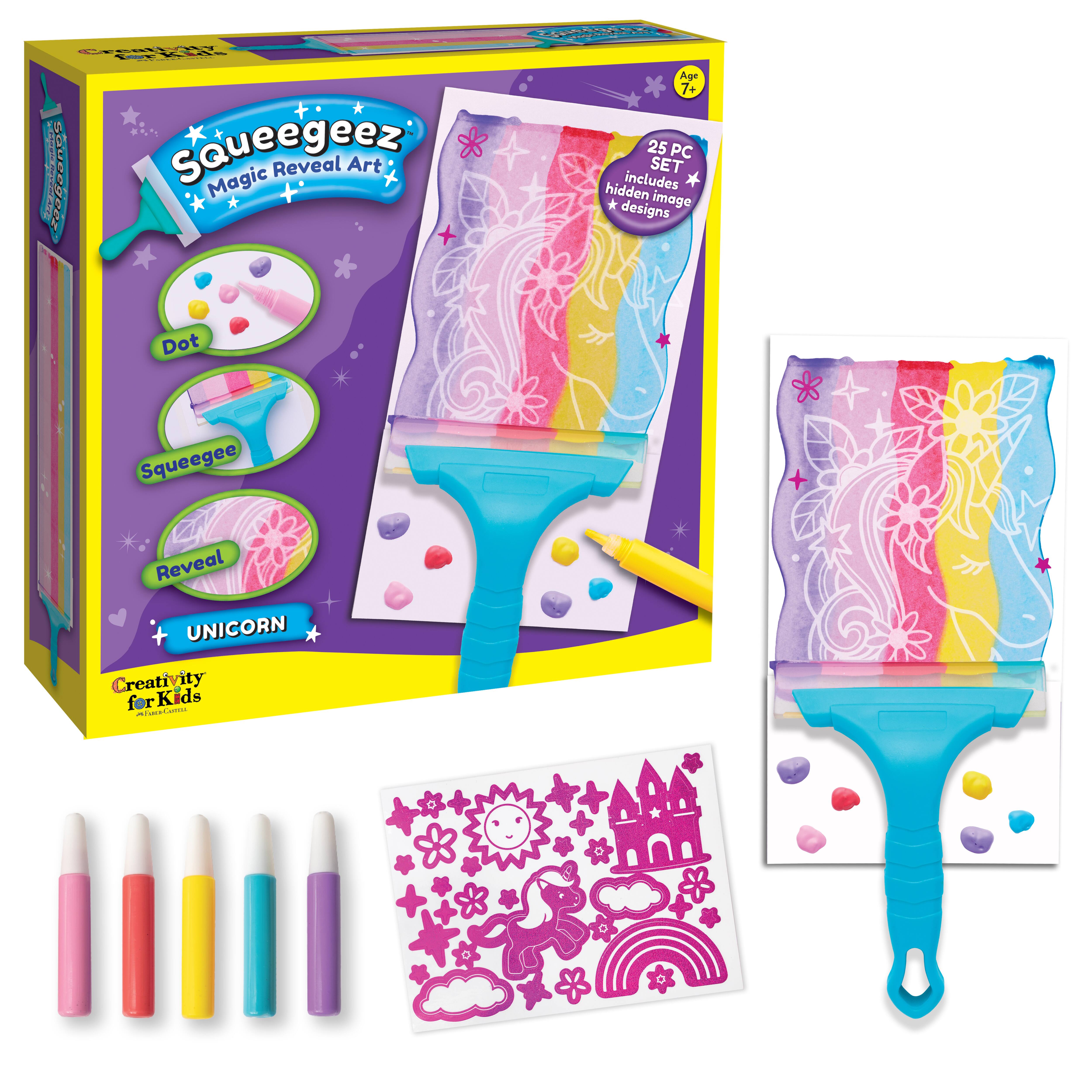 Creativity for Kids&#xAE; Unicorn Squeegeez Magic Reveal Art