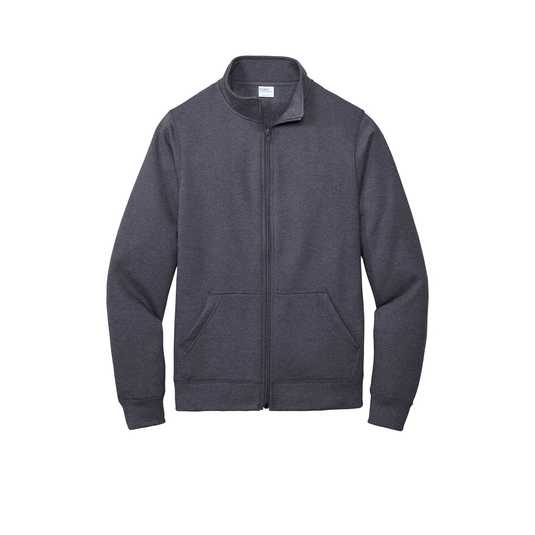 Port & Company® Core Fleece Cadet Full-Zip Adult Unisex Sweatshirt