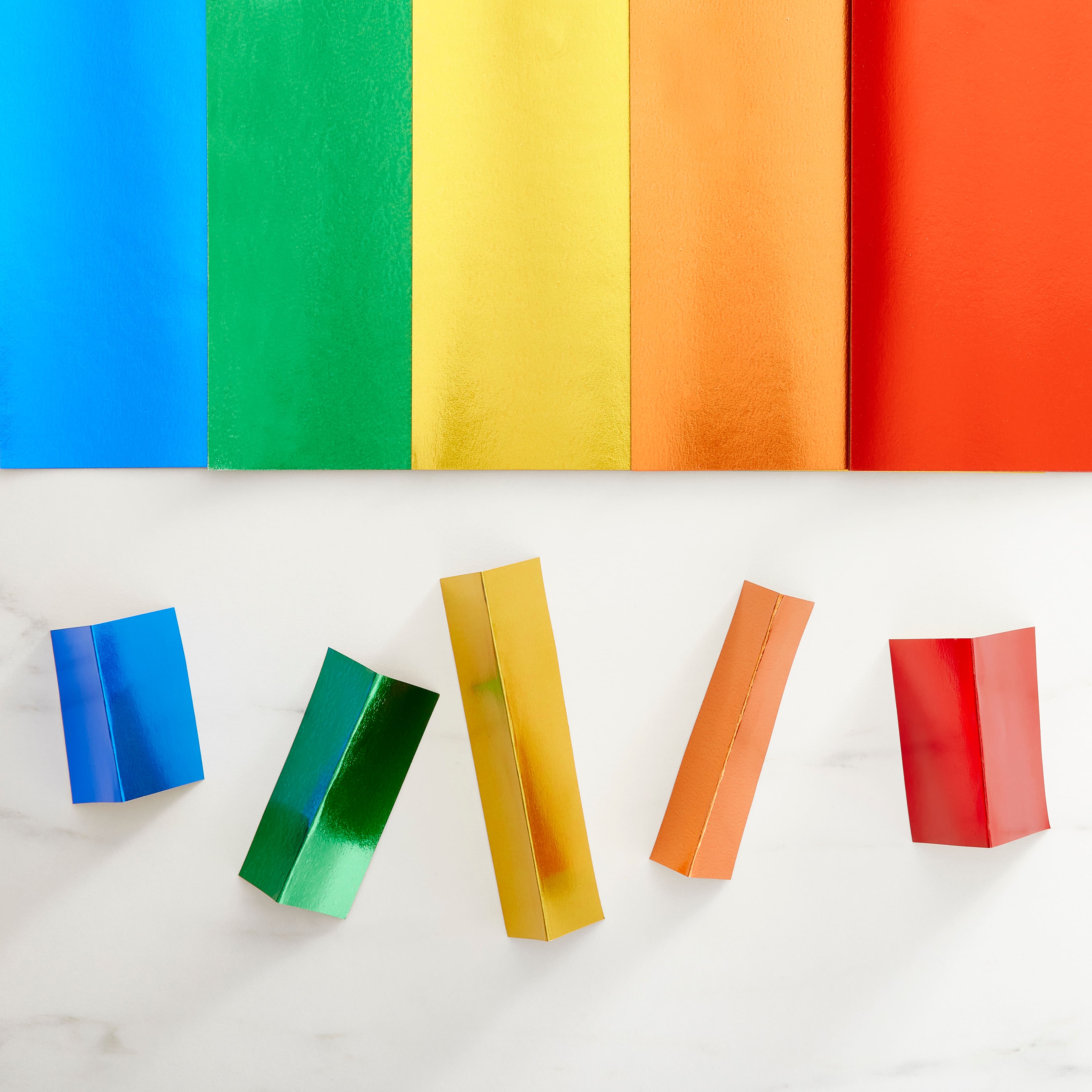 12 Packs: 25 ct. (300 total) Primary Foil 8.5" x 11" Cardstock Paper by Recollections™