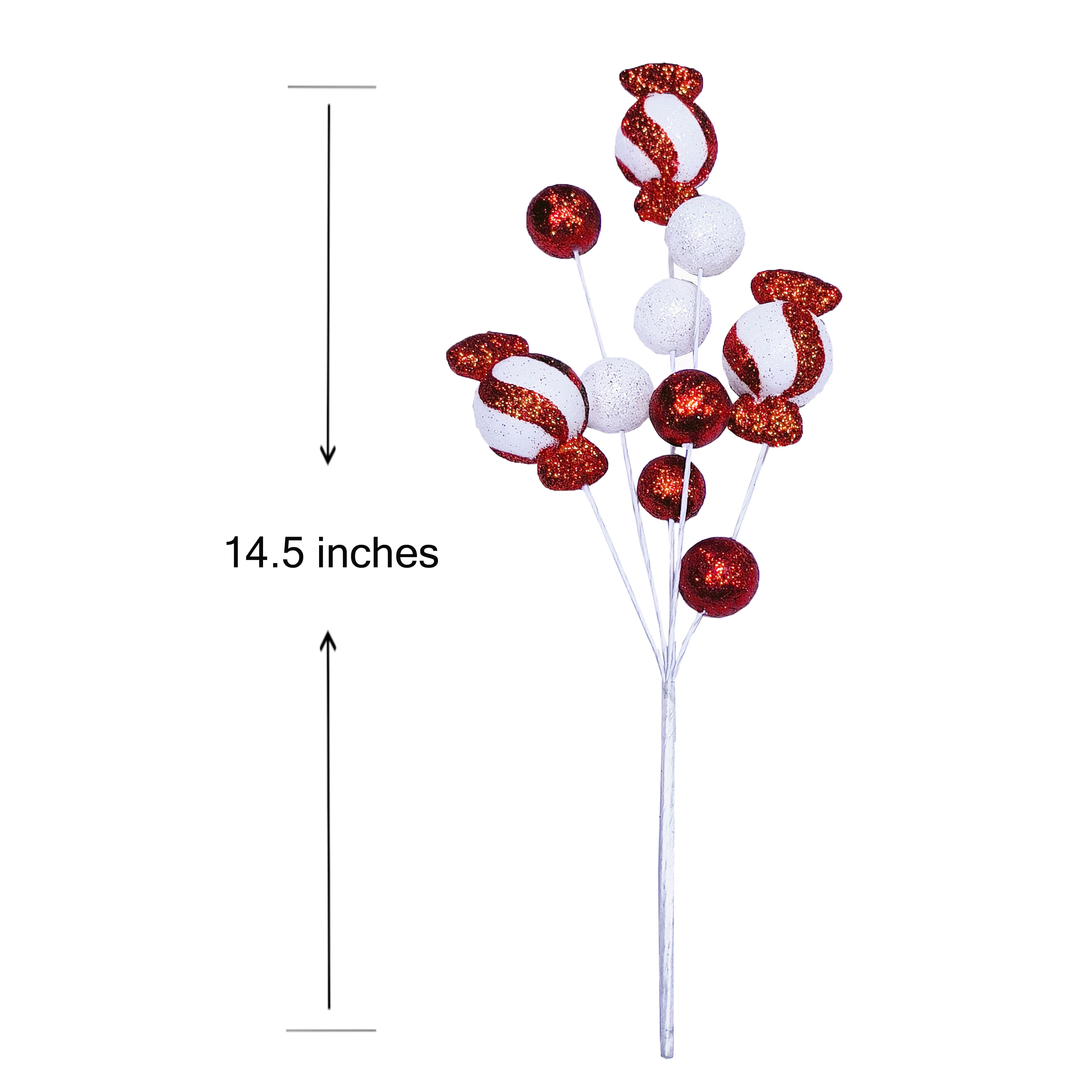 14.5&#x22; Red &#x26; White Candy Pick by Ashland&#xAE;