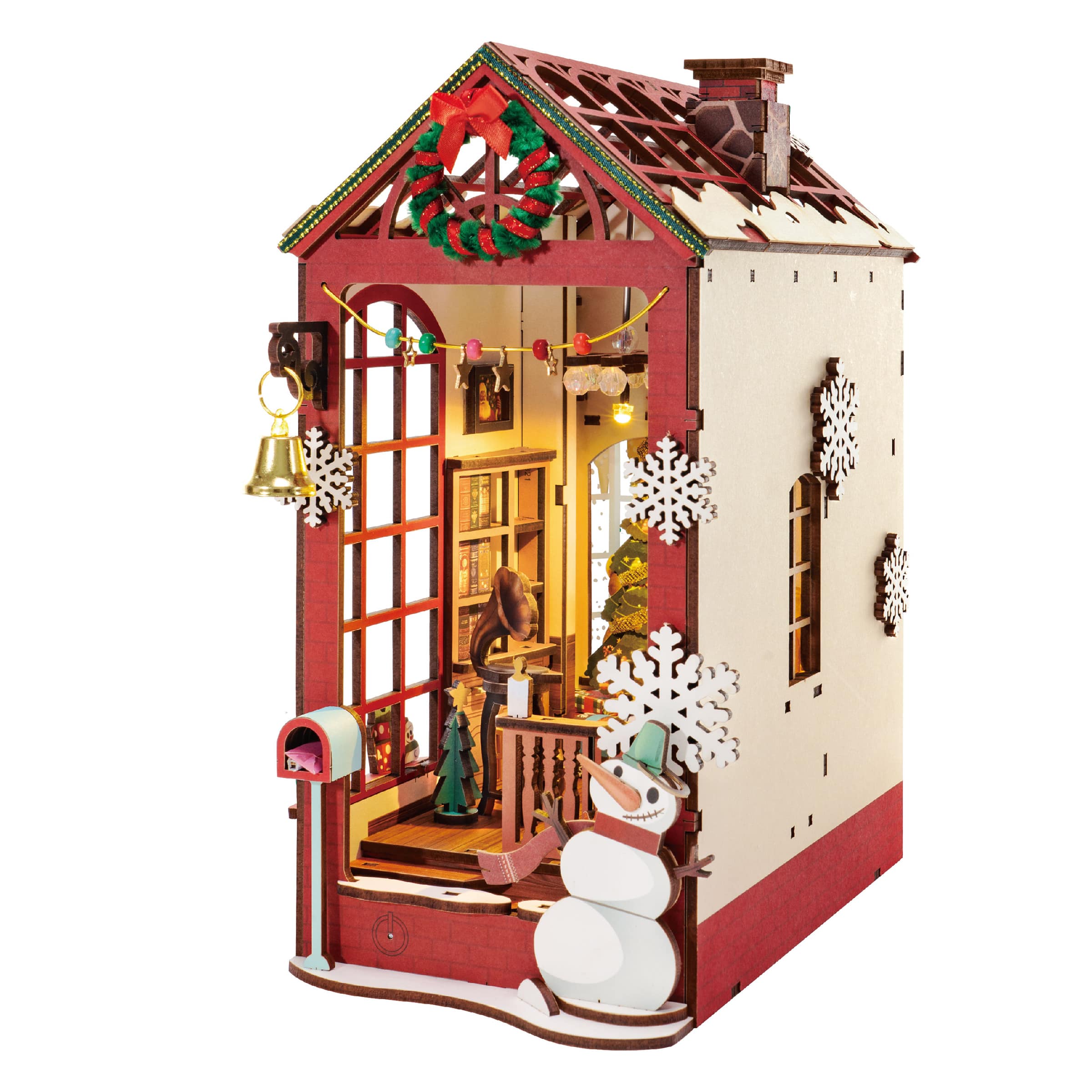 Rolife&#xAE; Christmas Indoor Scene DIY Book Nook &#x26; Wonderland Kit