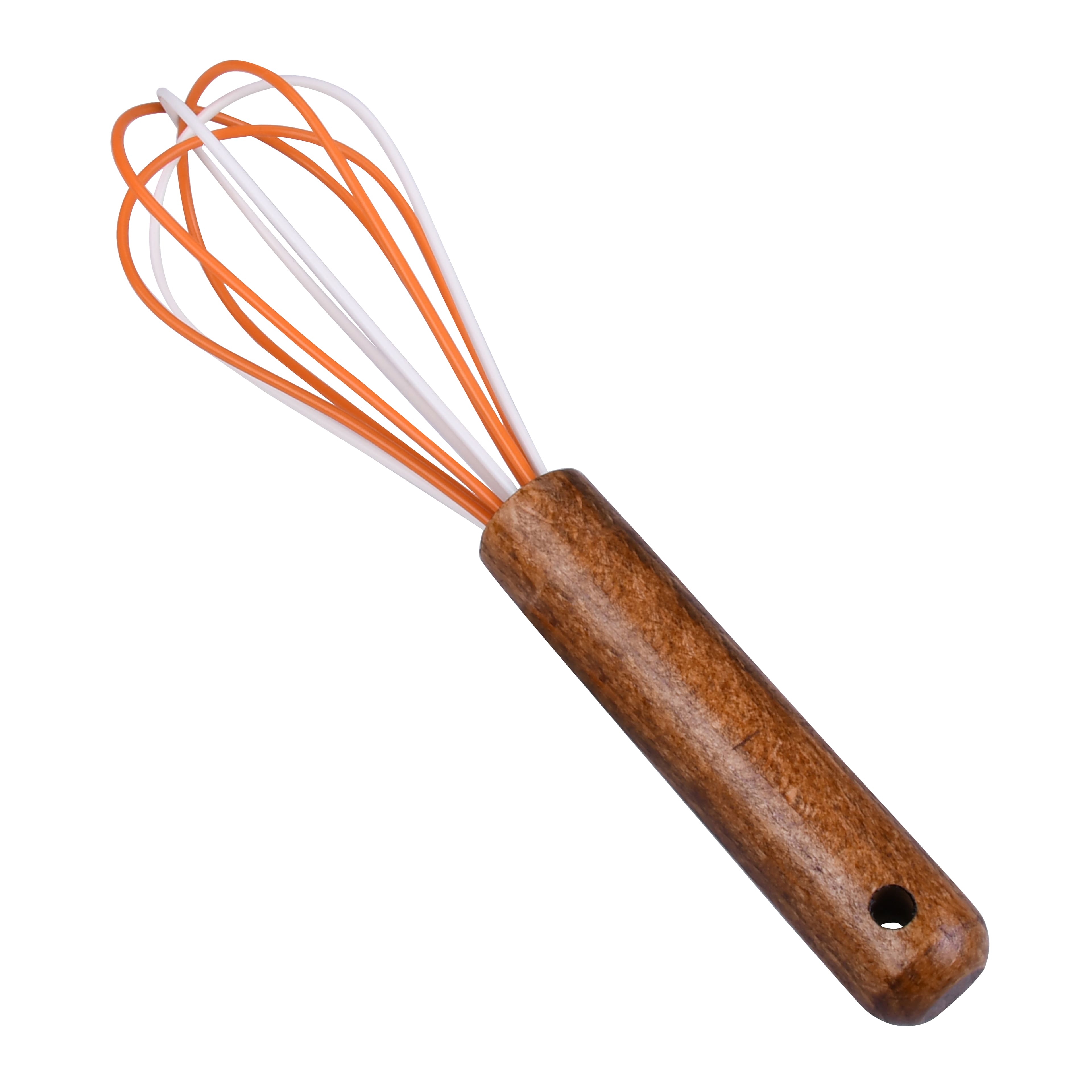 Mini Orange &#x26; White Whisk by Makery&#x2122;