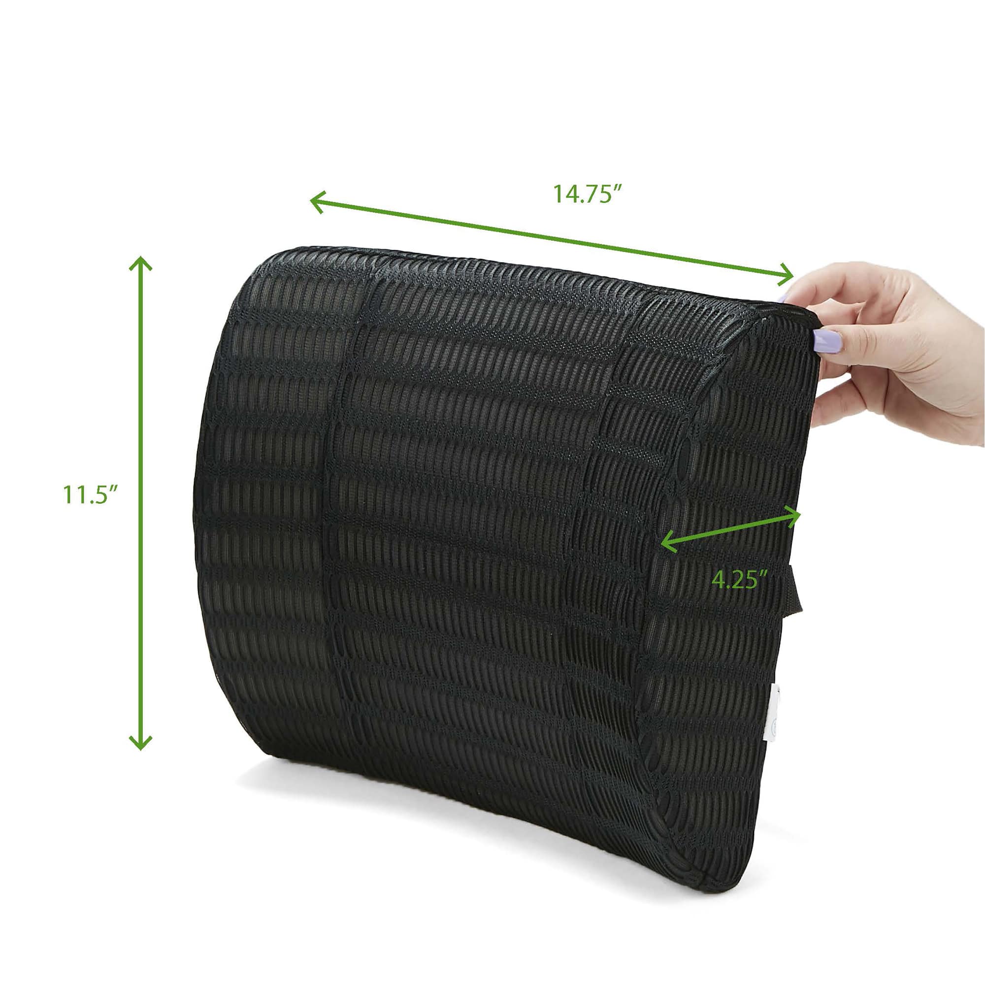 Memory Foam Lumbar Support Cushion - Black at Menards®