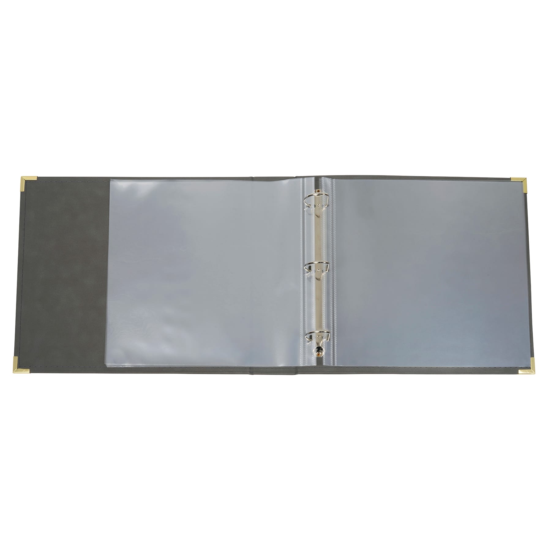 8 Pack: Dark Gray D-Ring Scrapbook Album by Recollections™