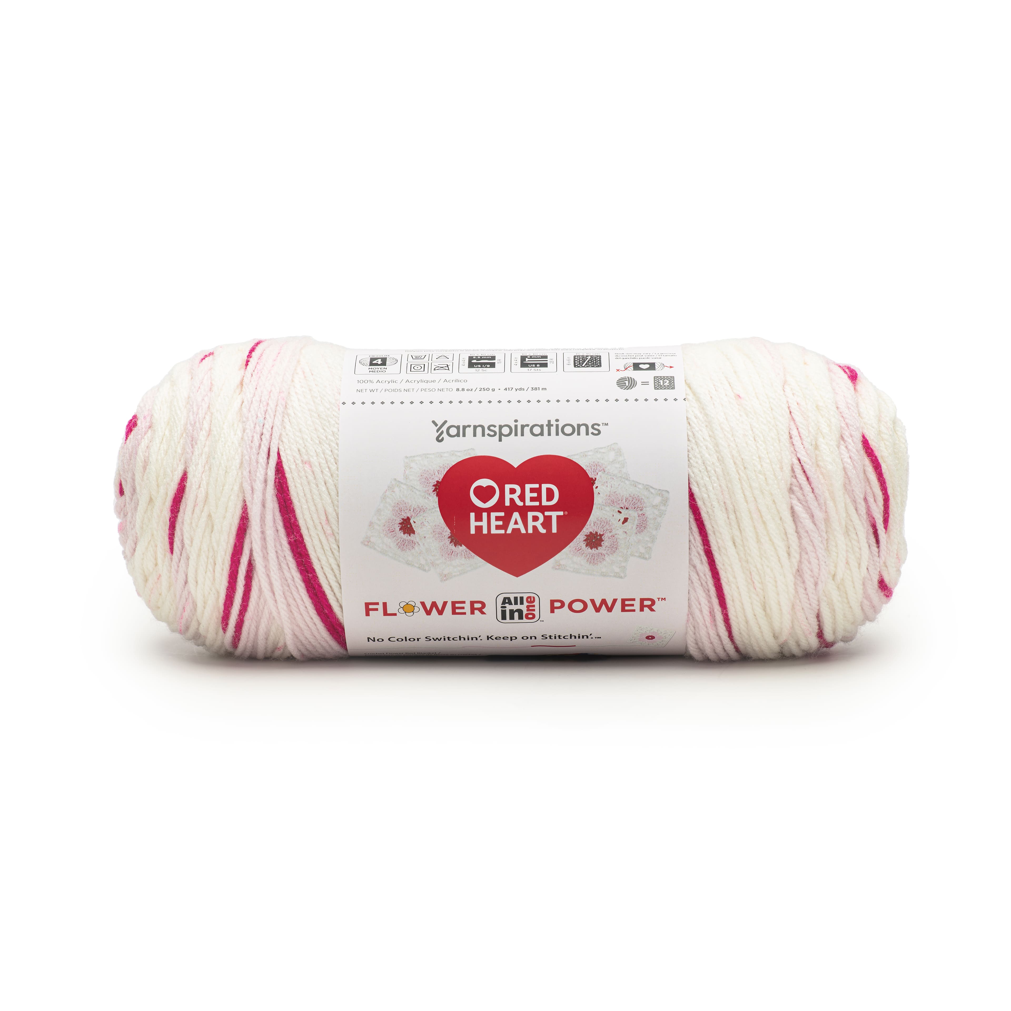 Red Heart&#xAE; All in One&#x2122; Flower Power&#x2122; Yarn
