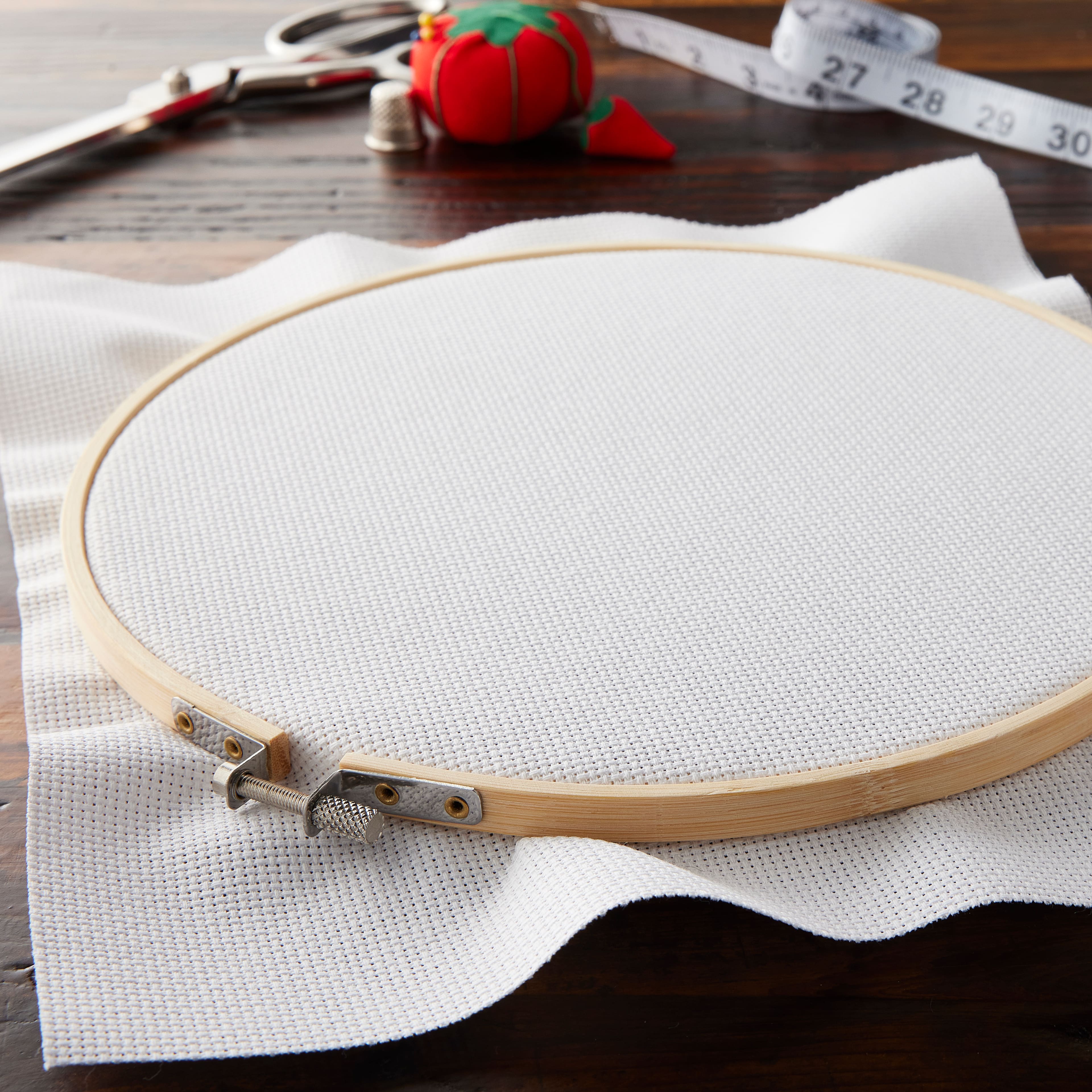 12 Pack: Charles Craft&#xAE; Gold Standard&#xAE; 14 Count Aida Cross Stitch Fabric, 20&#x22; x 24&#x22;