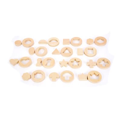 TickiT Inside Outside Wooden Shapes Play Set | Michaels