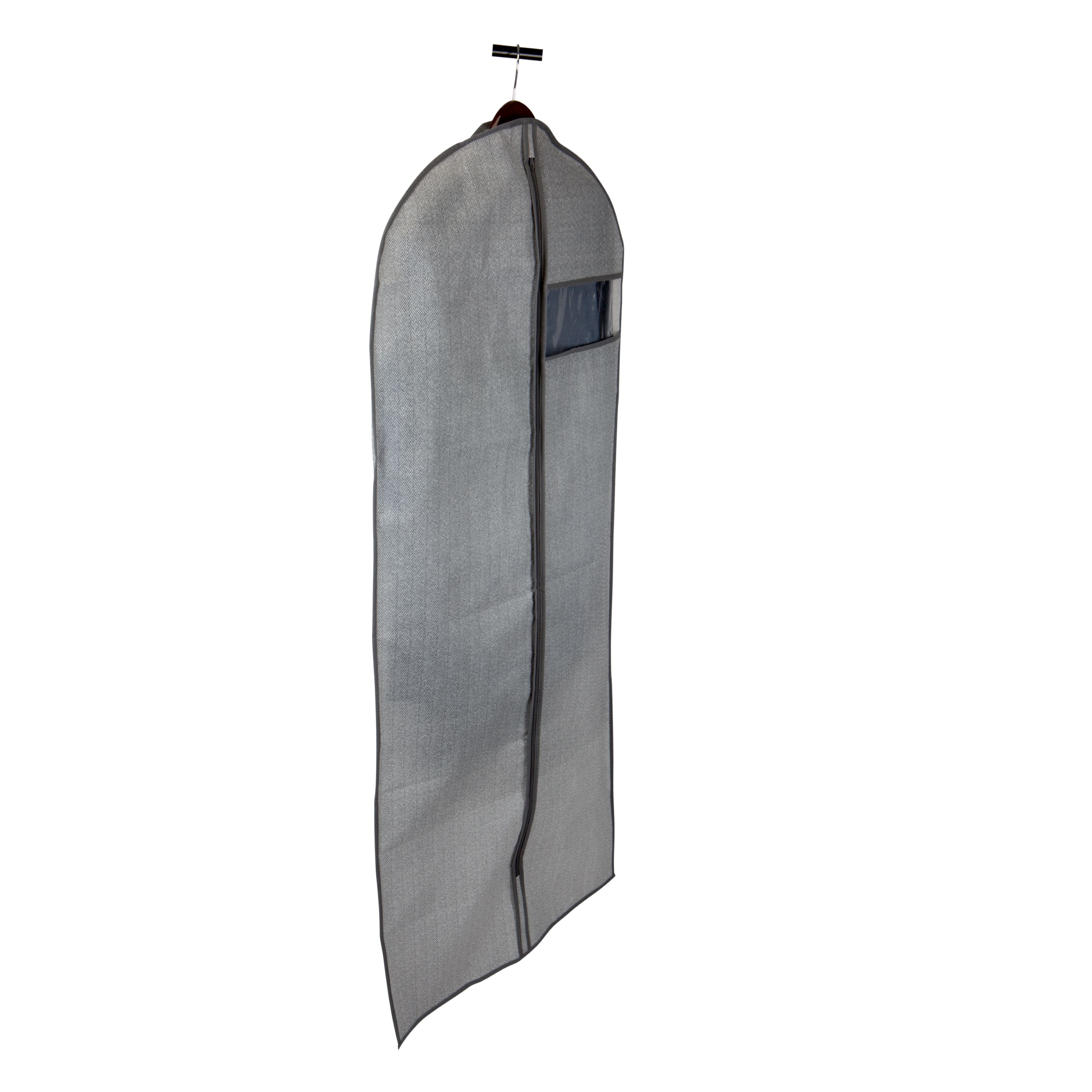 Simplify 4.5ft. Gray Dress Garment Bag