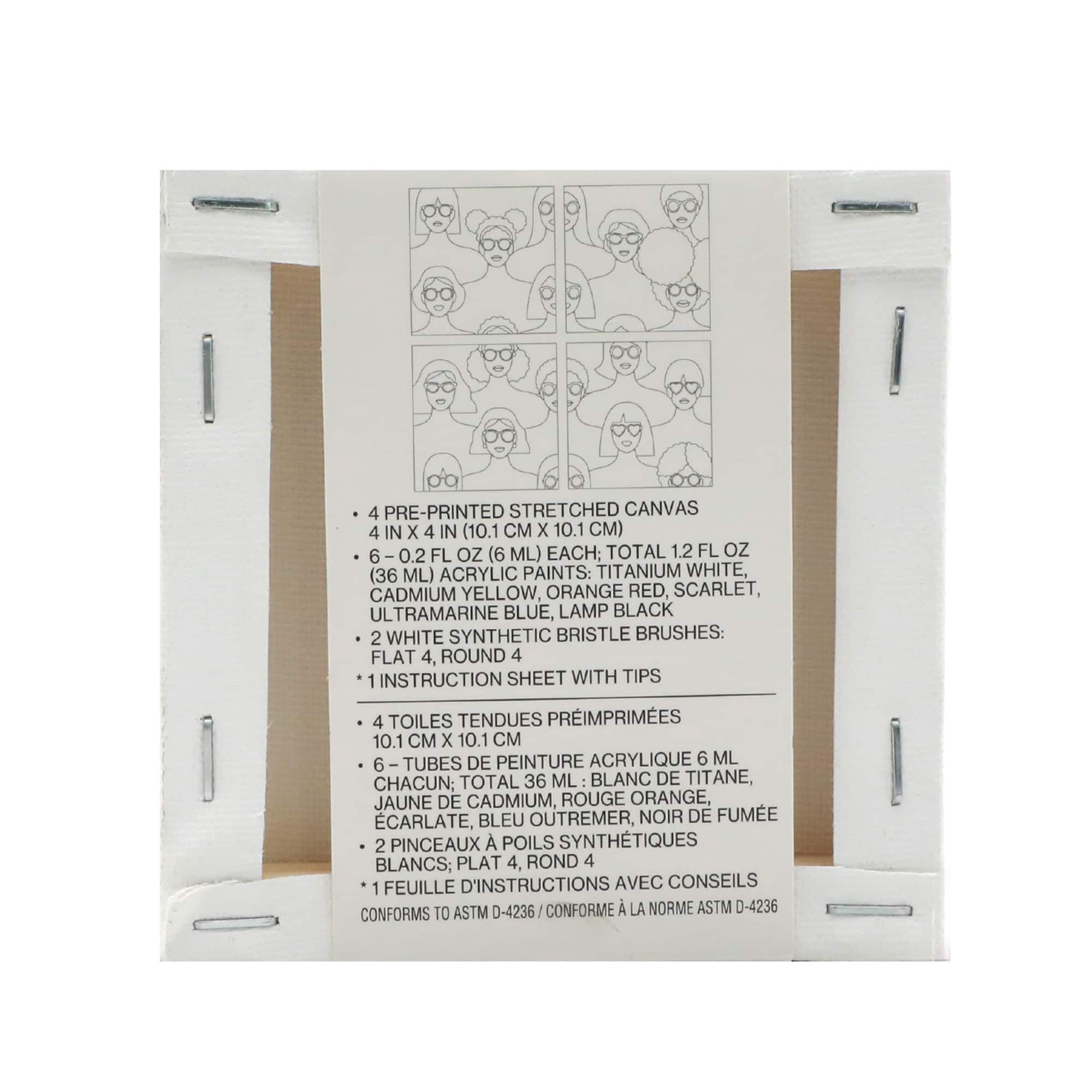 People Mini Canvas Painting Kit by Craft Smart®