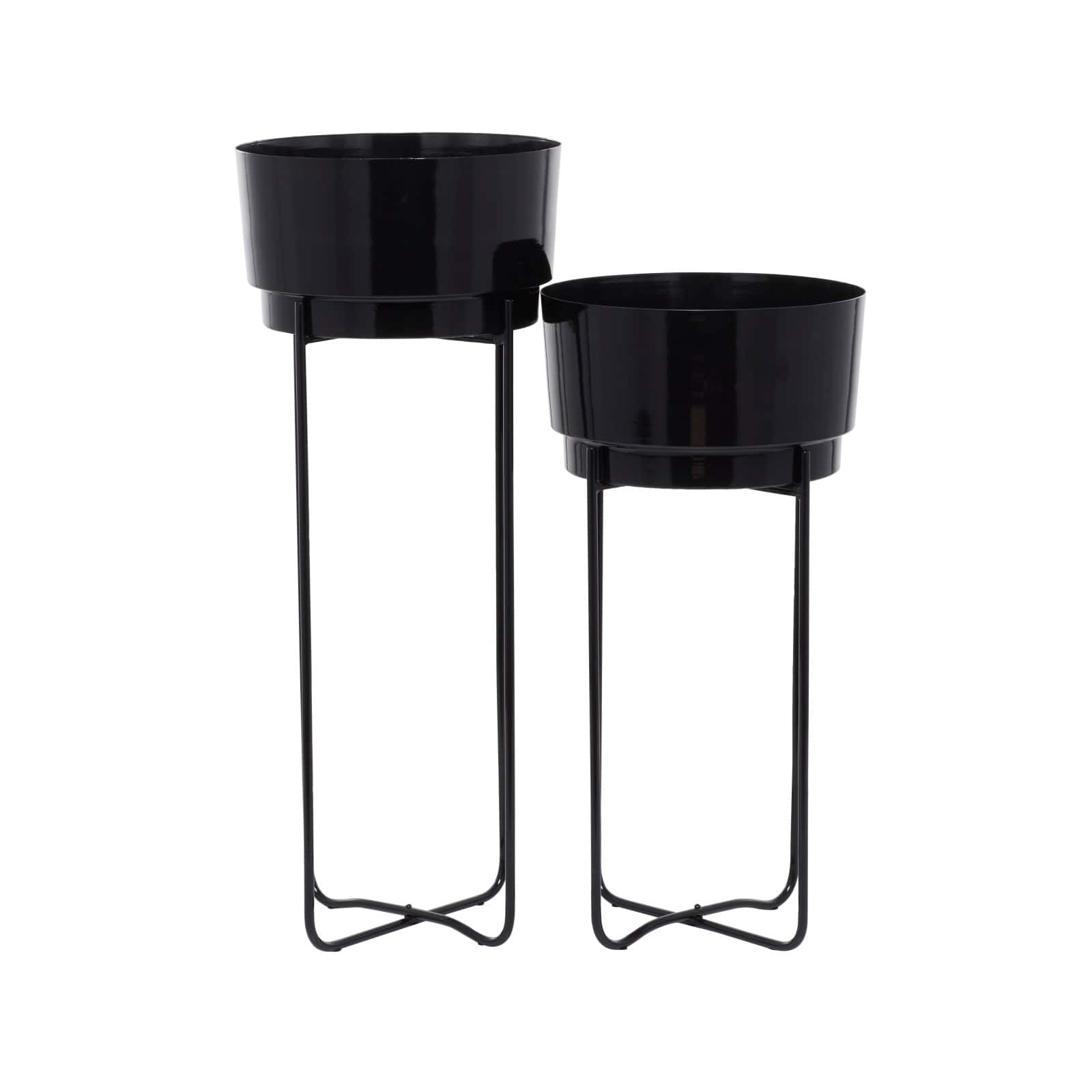 CosmoLiving by Cosmopolitan Contemporary Planter Stand Set