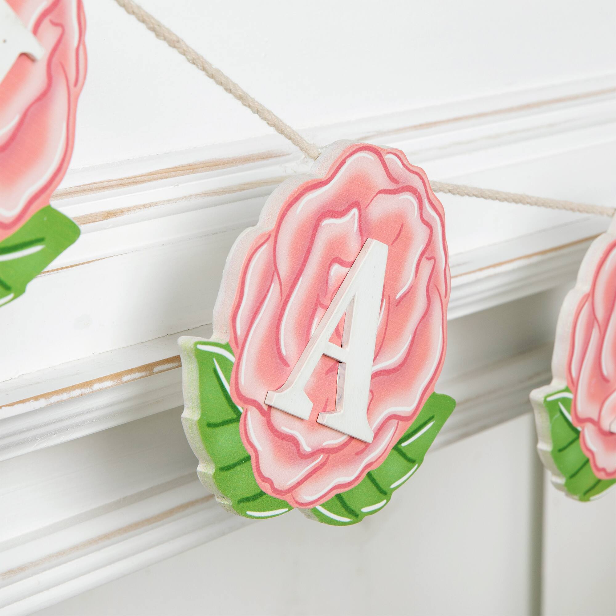 Glitzhome® Wooden Happy Mothers Day Garland Set