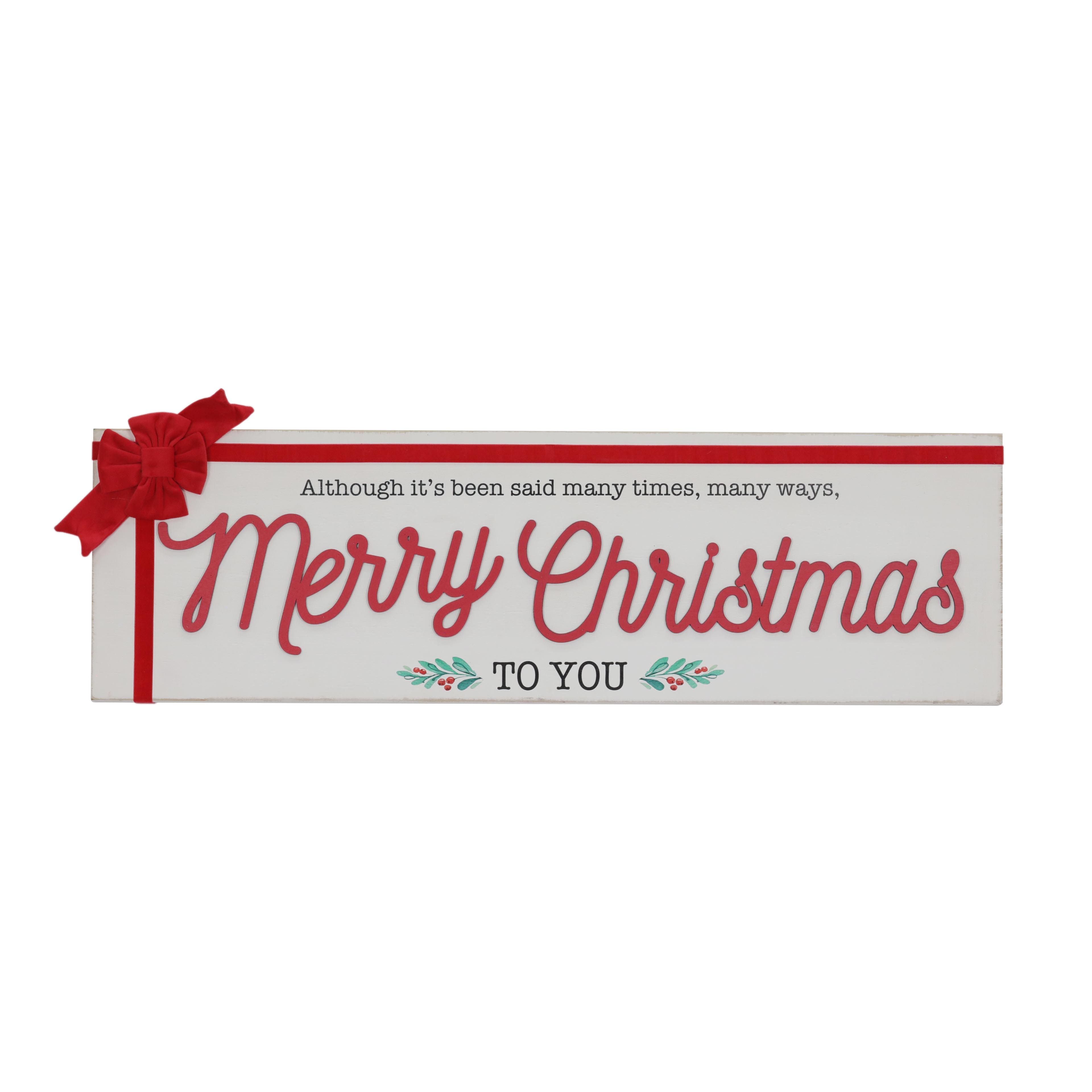 36&#x22; Merry Christmas to You Gift Wall Sign by Ashland&#xAE;