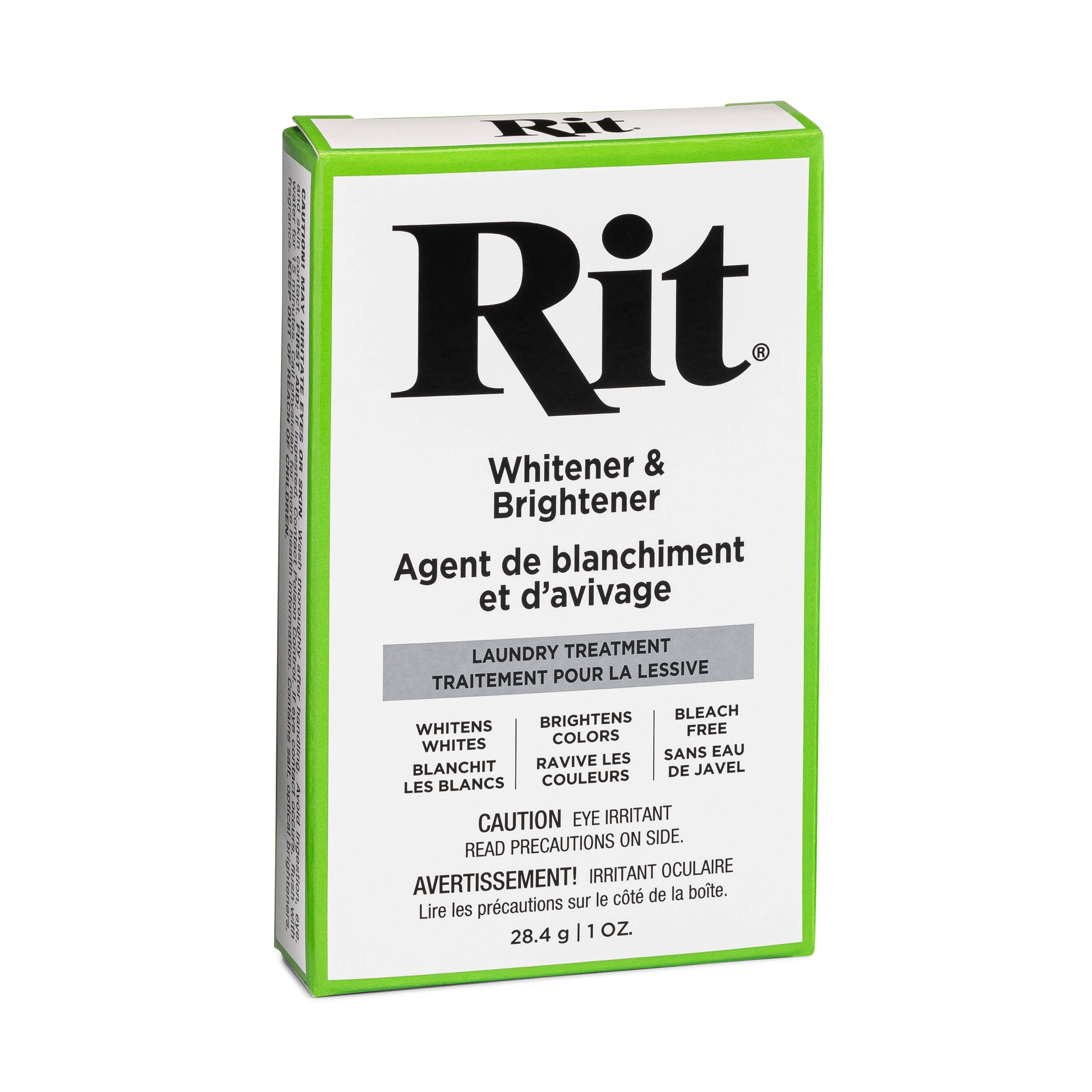 Traitement blanchissant et &#xE9;claircissant en poudre pour la lessive de Rit