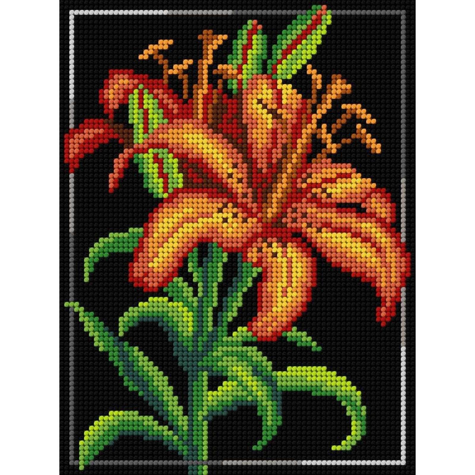 Orchidea Gobelin Lily Halfstitch Canvas