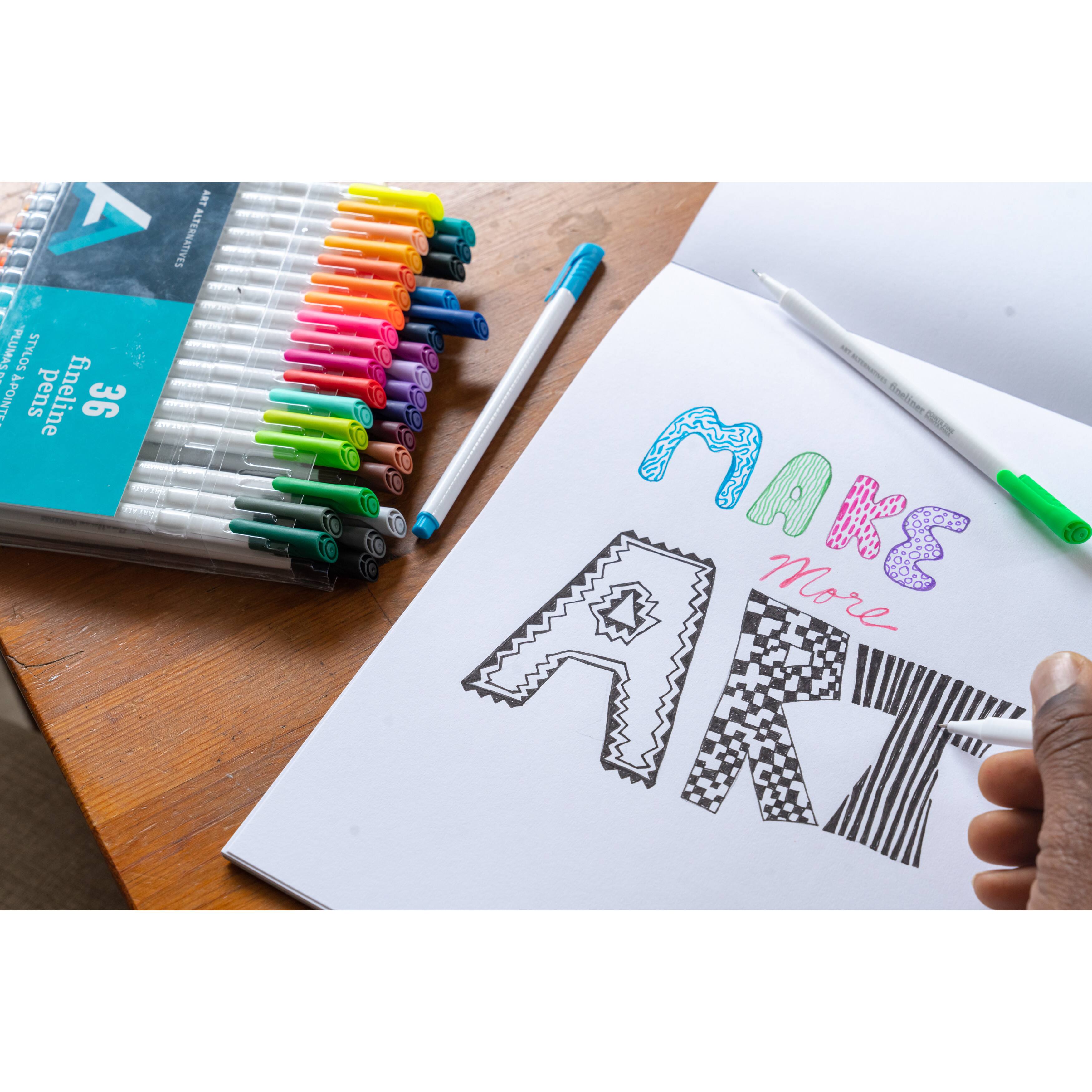 Art Alternatives Fineline Pen 36 Color Set
