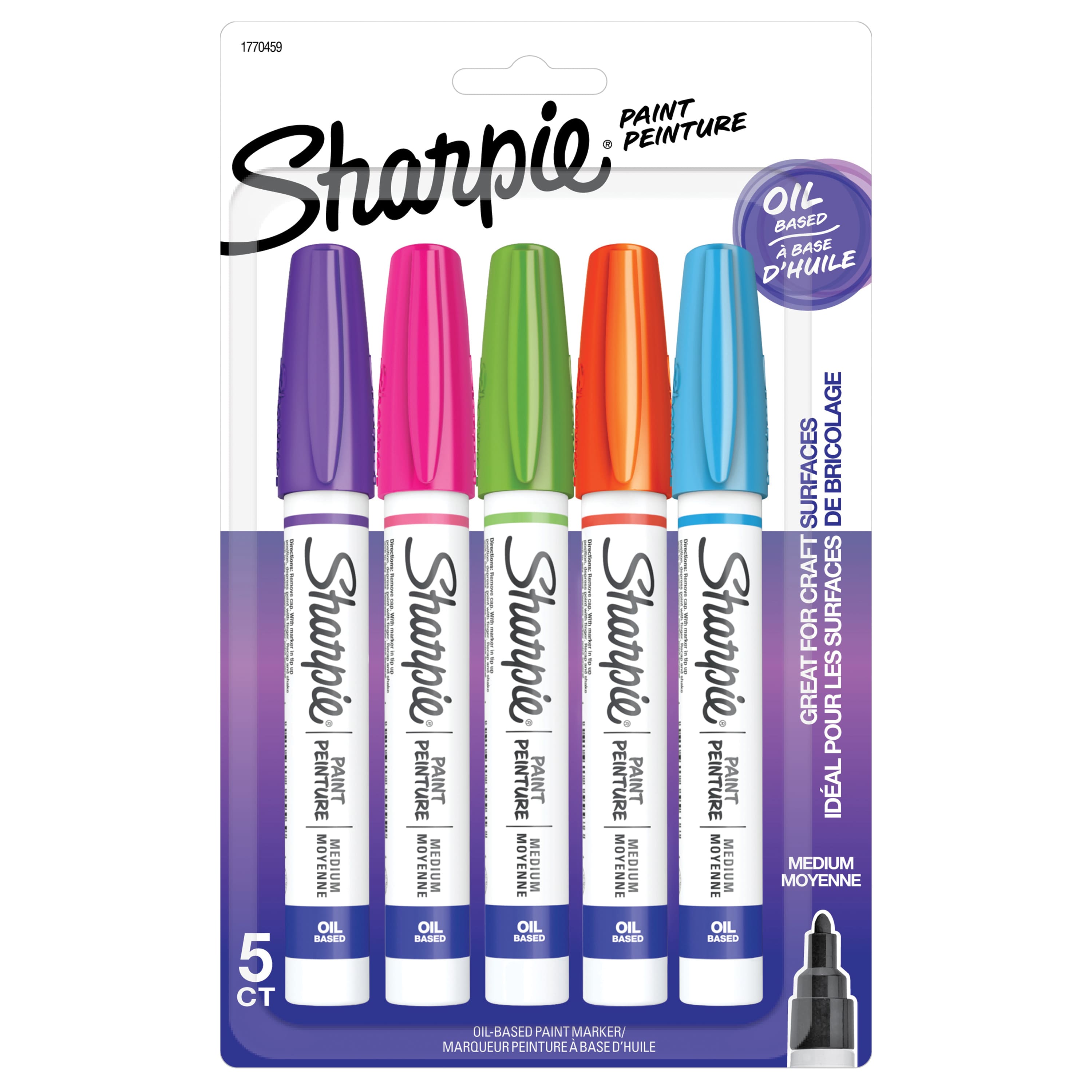 6 Packs: 5 ct. (30 total) Sharpie&#xAE; Medium Point Fashion Paint Markers