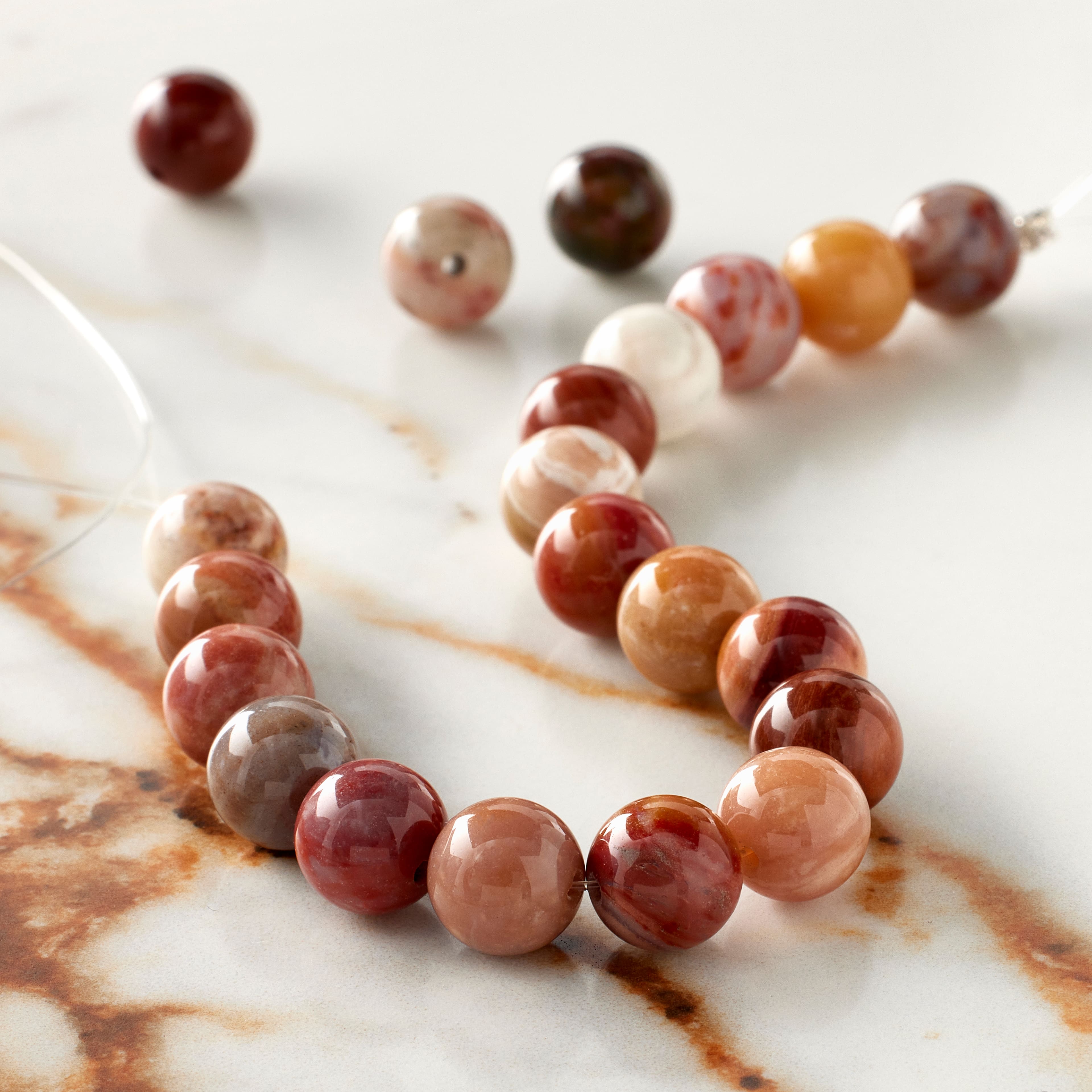 12 Packs: 21 ct. (252 total) Multicolor Wood Round Beads, 8mm by Bead Landing™