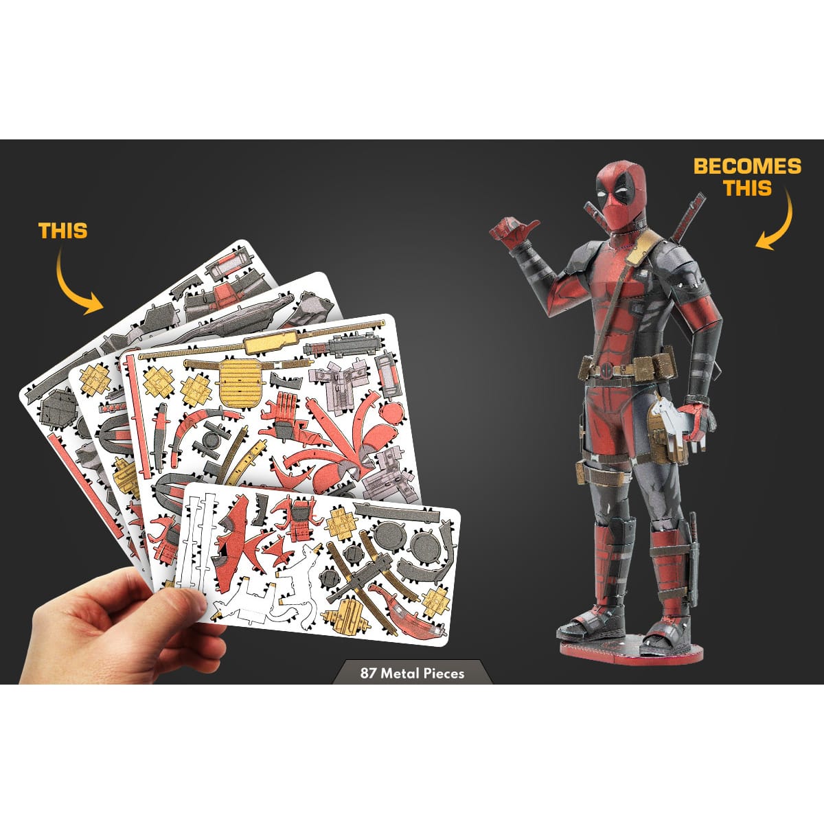 Metal Earth&#xAE; Deadpool Steel Model Kit