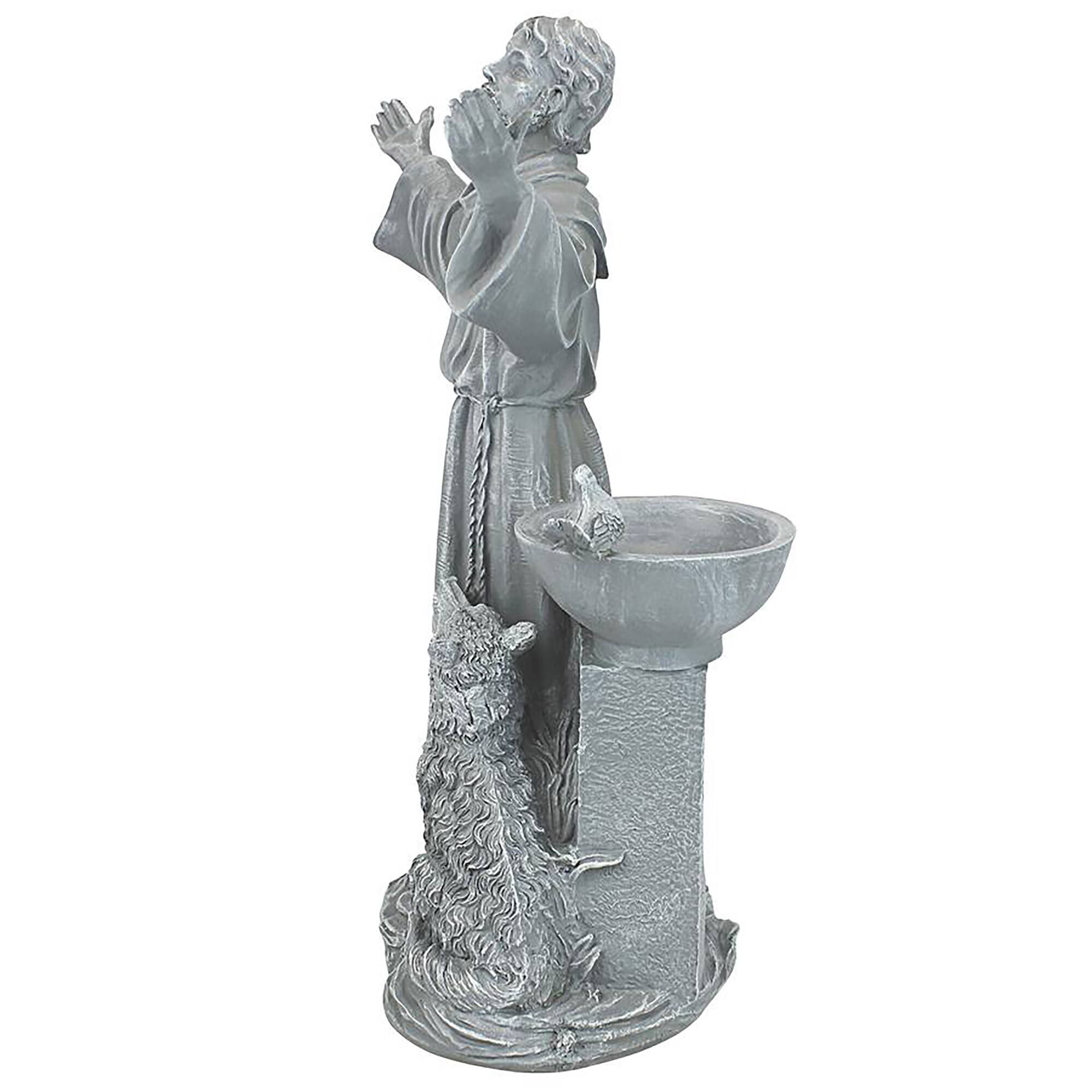 Design Toscano 19&#x22; St. Francis&#x27;s Garden Blessing Sculpture