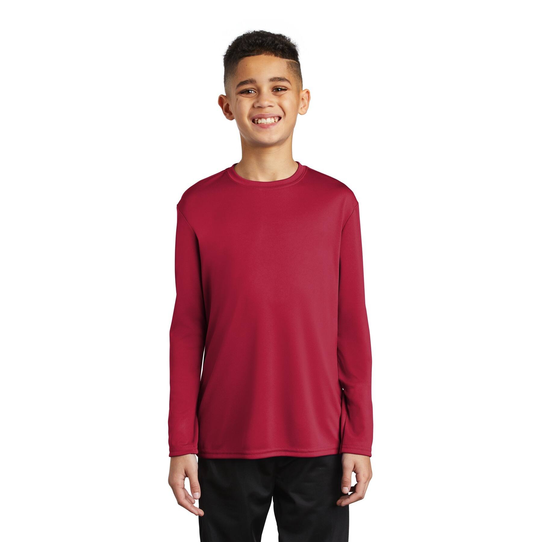Port &#x26; Company&#xAE; Youth Long Sleeve Performance T-Shirt