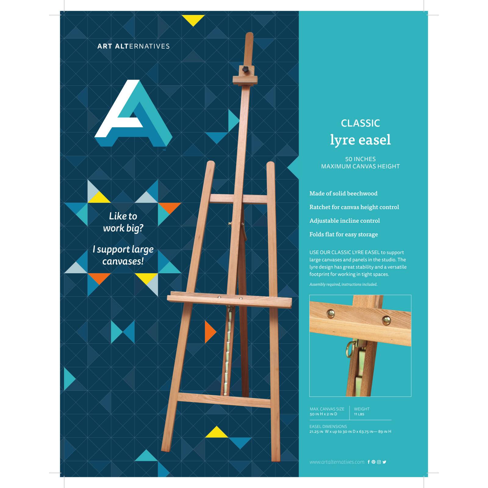 Art Alternatives Classic Lyre Easel