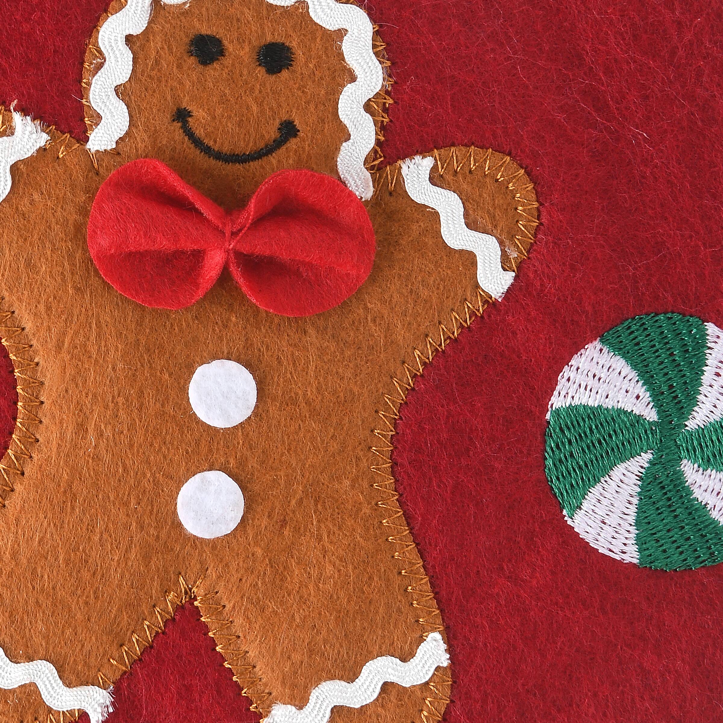 20" Be Merry Collection Gingerbread Stocking